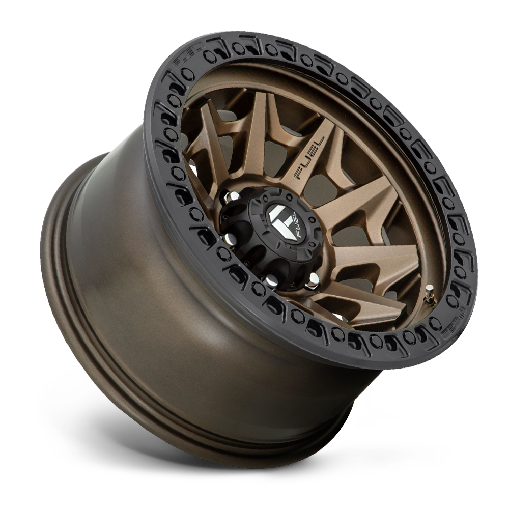 Set 4 18" Fuel D696 Covert 18x9 8x170 1mm Wheels Bronze Black Bead Ring Rims
