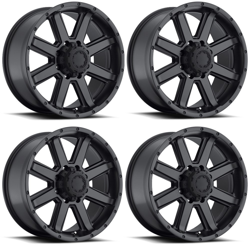 Set 4 17" Ultra 195SB Crusher  17x9 Wheels 8x170 +00mm