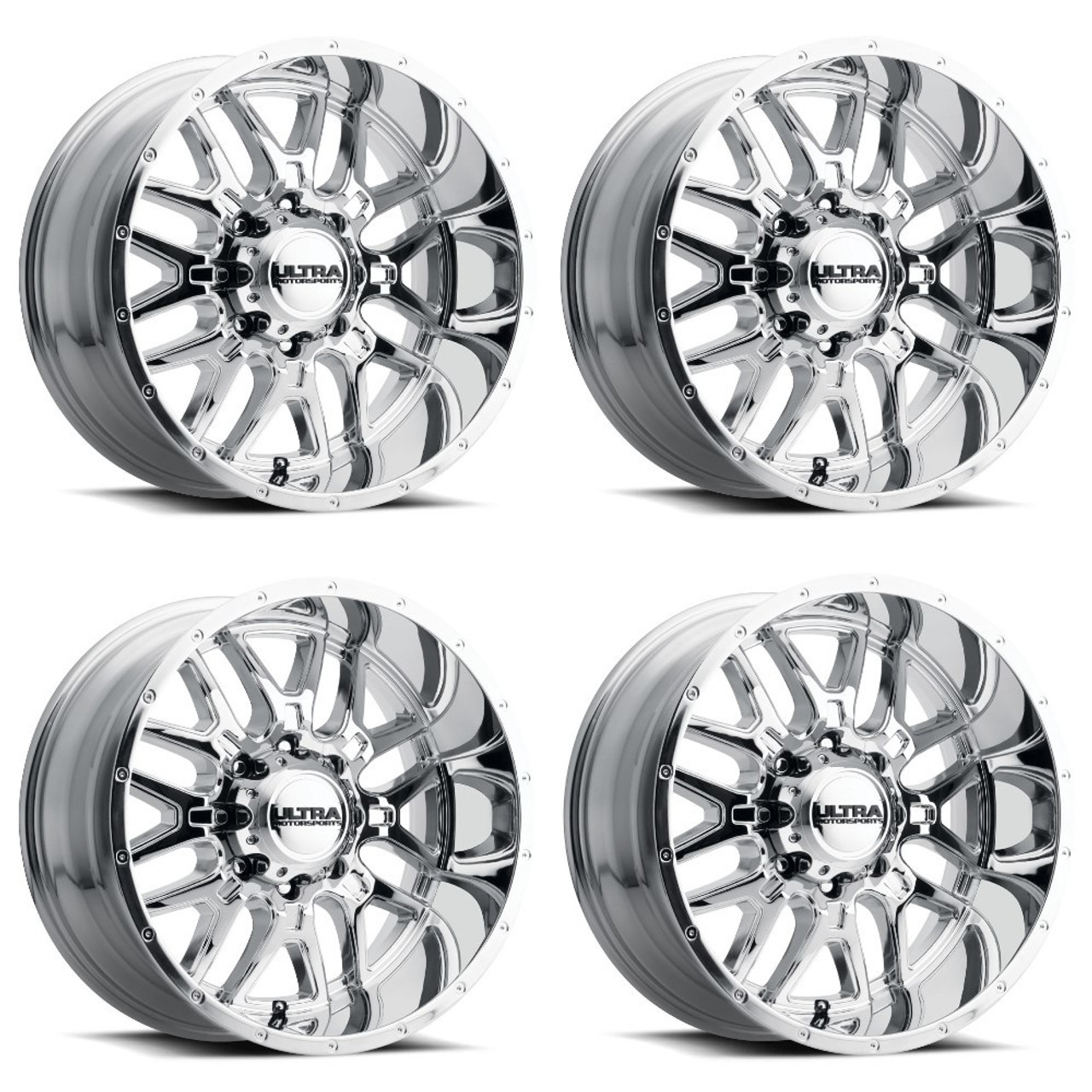 Set 4 20" Ultra 203C Hunter  20x9 Wheels 8x6.50 +18mm