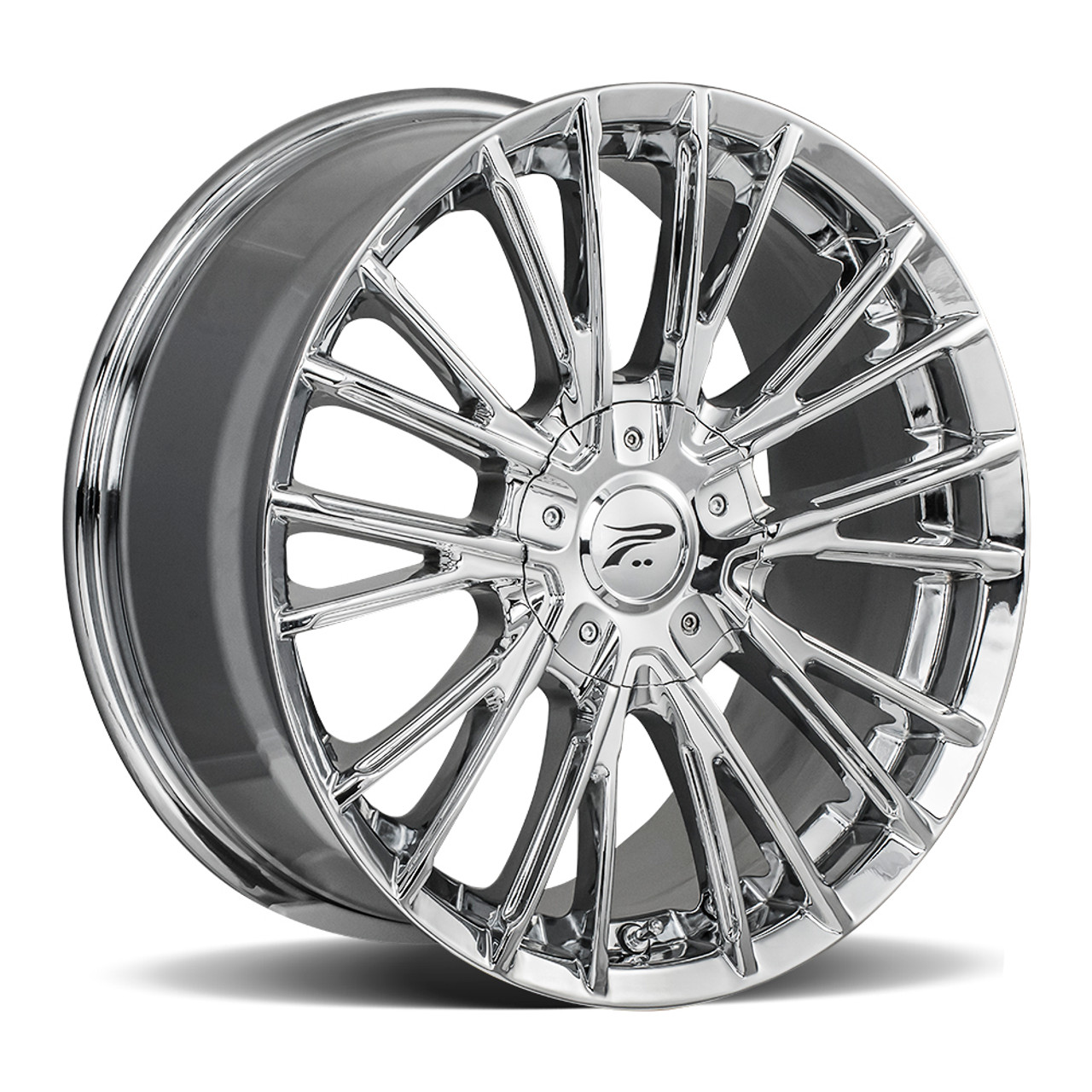 16" Platinum 437C Genesis 16x7 5x112 5x120 Chrome Plated Wheel 40mm Street Rim