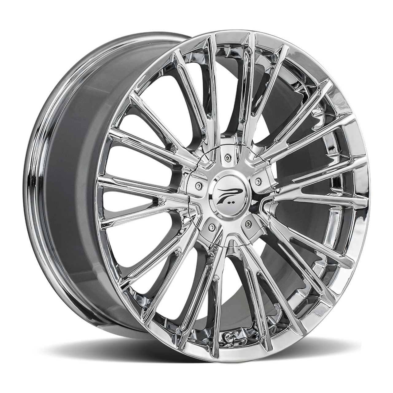 17" Platinum 437C Genesis 17x7.5 5x112 5x120 Chrome Plated Wheel 40mm Rim