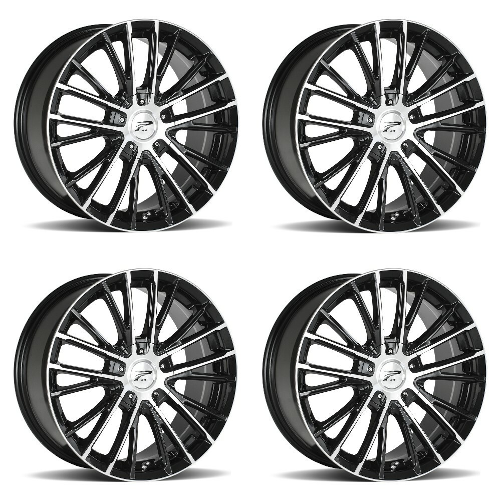 Set 4 16" Platinum 437U Genesis  16x7 Wheels 5x108 5x4.50 +40mm