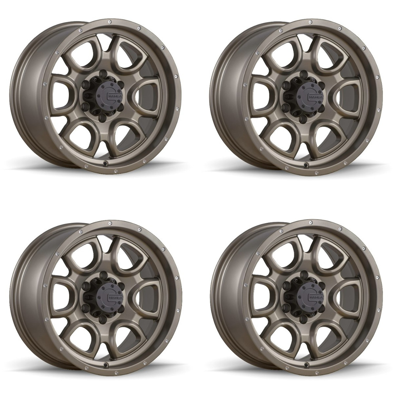 Set 4 18" Mamba 591BZ M19  18x9 Wheels 5x150 +19mm