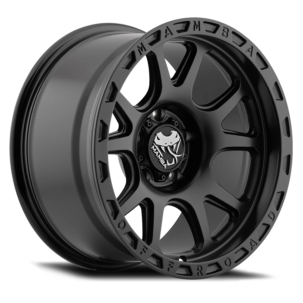 Set 4 17" Mamba 599B M27  17x9 Wheels 6x5.50 -12mm
