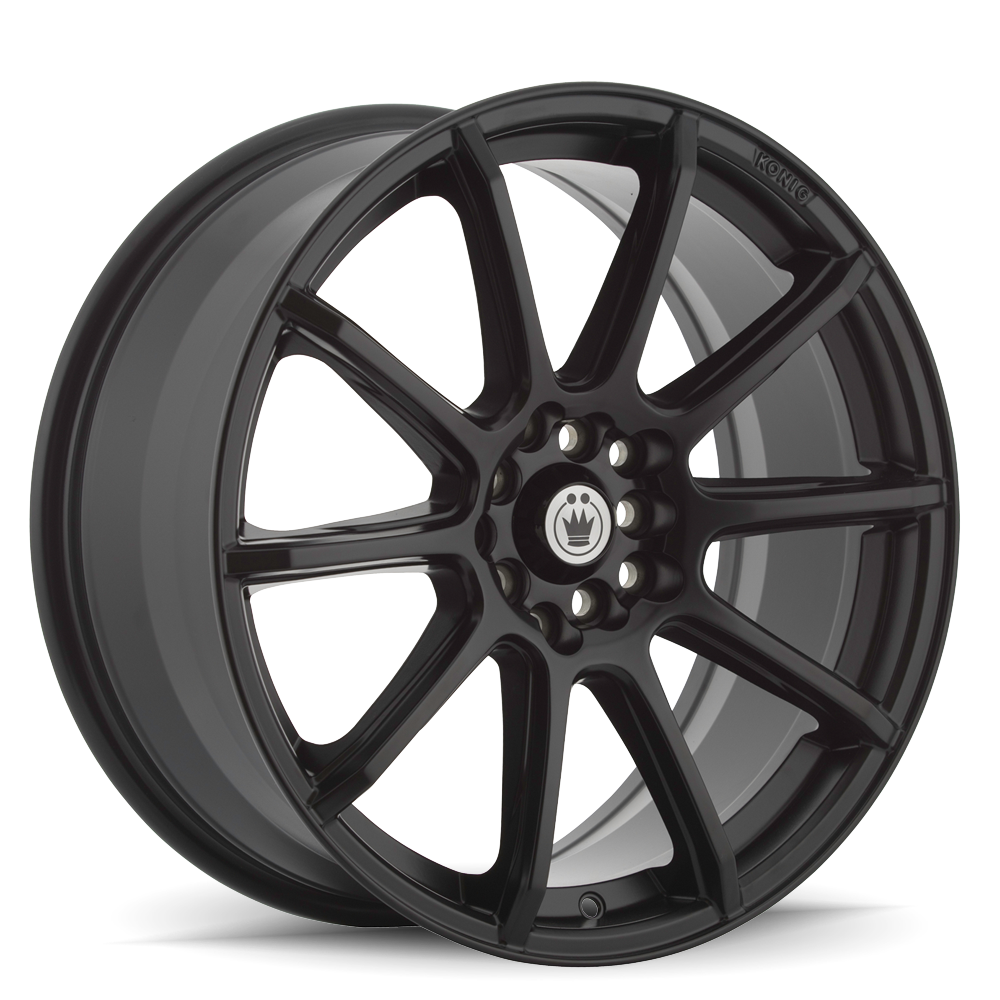 Set 4 17" Konig 45B Control 17x7 Wheels 4x100 4x4.5 40mm Rims 45B-CL77D04405