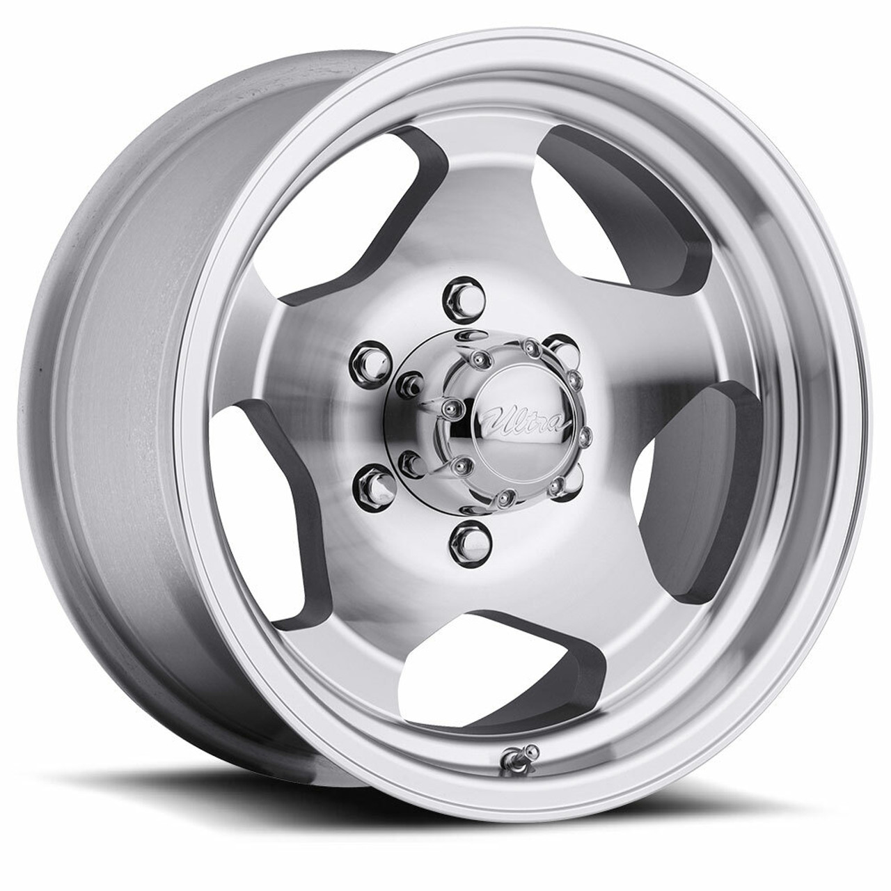 15" Ultra 51K 15x8 6x4.5 Machined with Clear Coat Wheel 19mm Rim