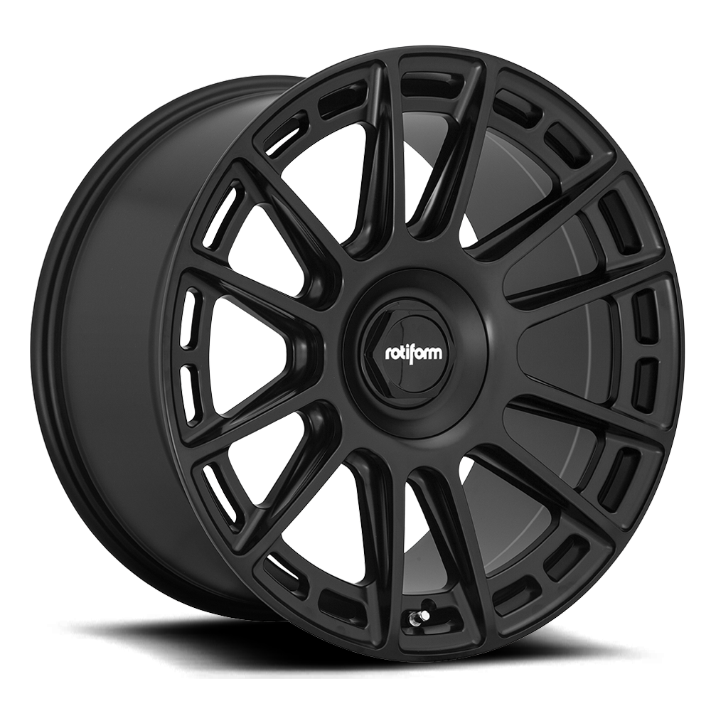 19" Rotiform 1PC R159 Ozr 19x8.5 Matte Black 5x100 5x112 Wheel 45mm Rim