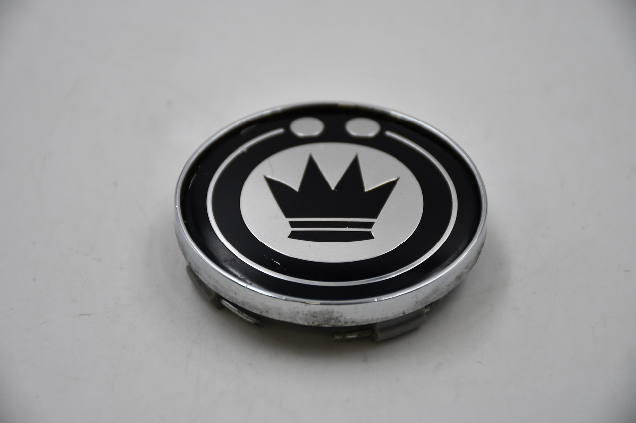 KONIG Chrome w/ Black & Chrome Logo Wheel Center Cap Hub Cap KONIG/C