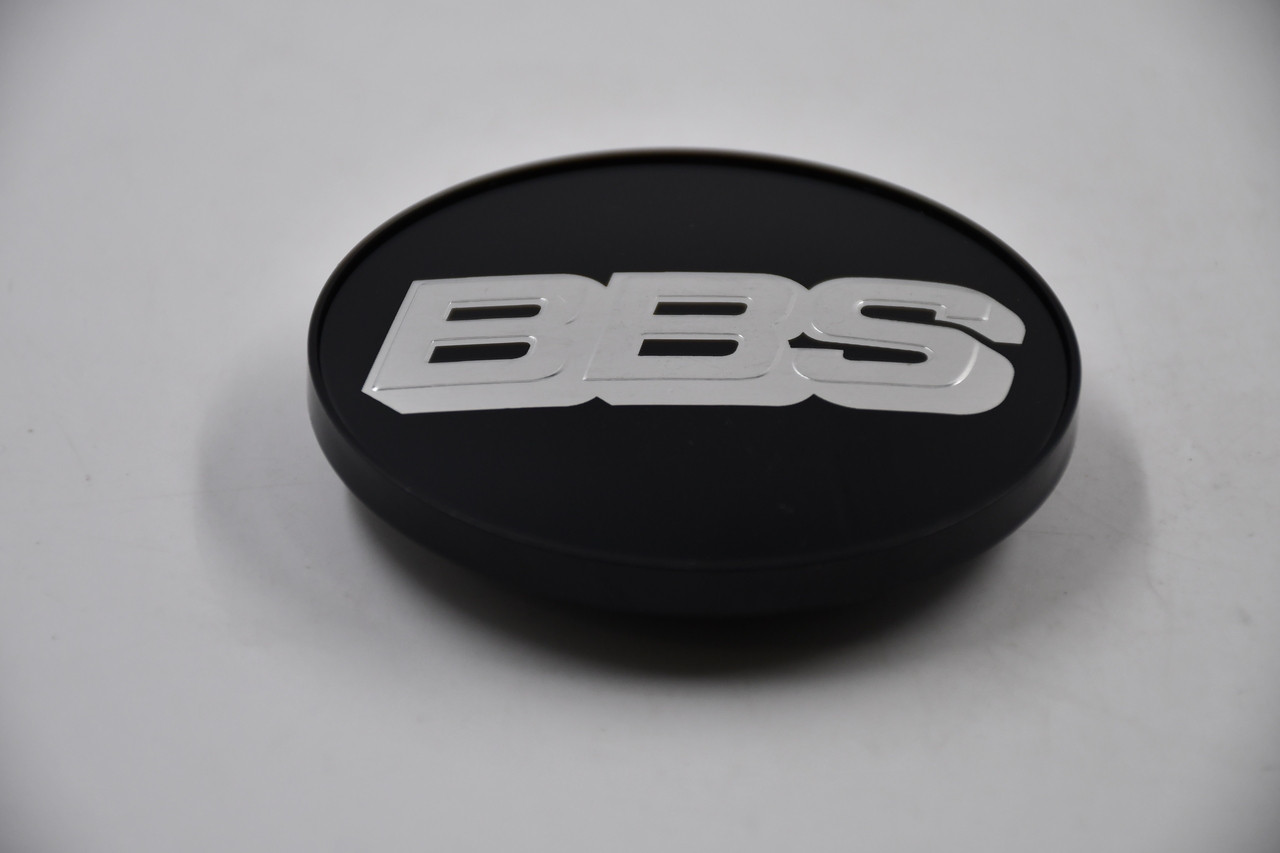 BBS Gloss Black w/ Chrome Logo Wheel Center Cap Hub Cap 924258(BBS) 2.75"