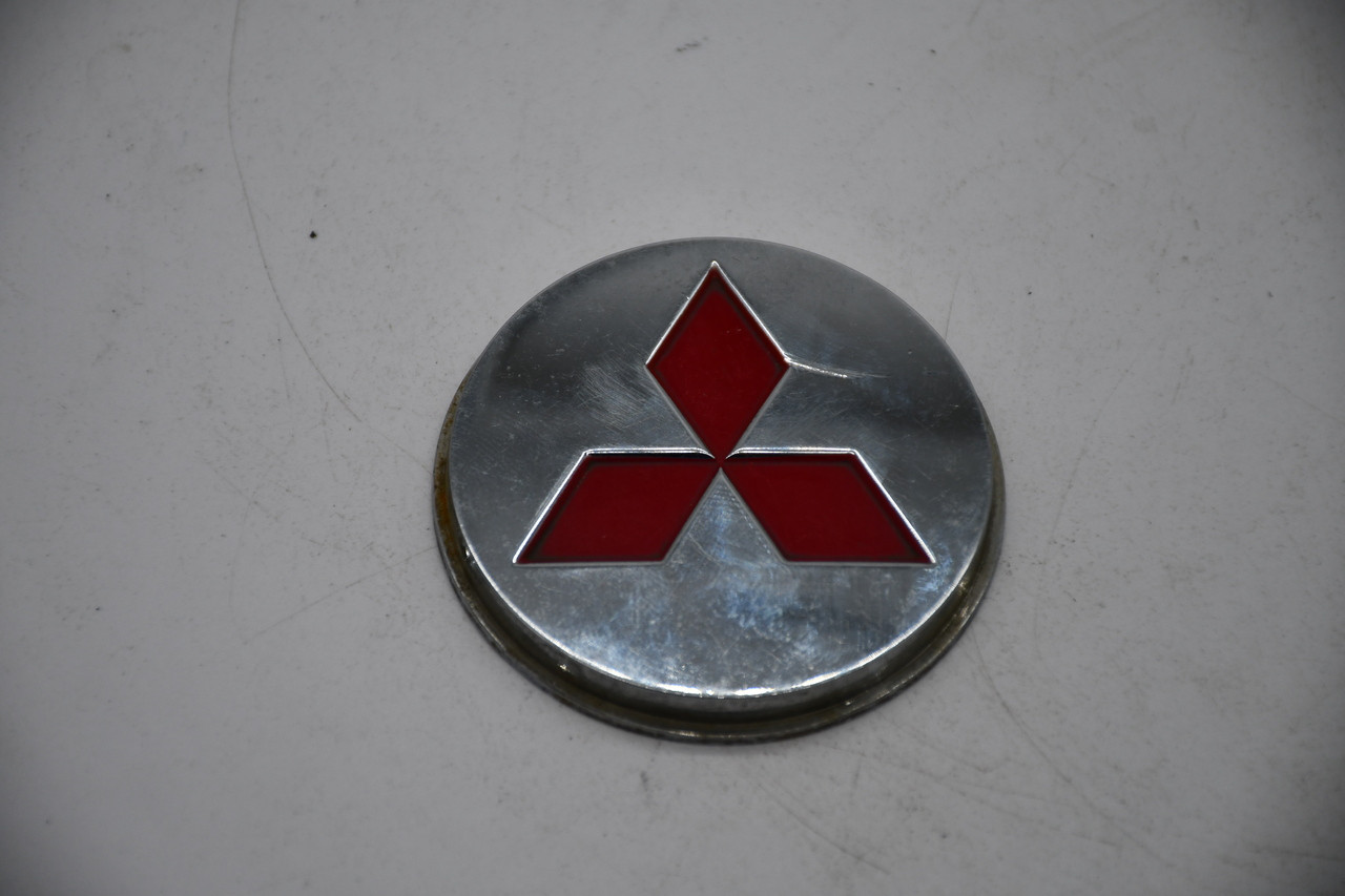 Mitsubishi Chrome w/ Red Logo Wheel Center Cap Hub Cap MR244232(RED) 2.25" 95-'99 Eclipse