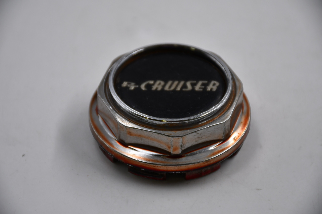 Chrylser Dodge PT Cruiser Chrome & Red w/ Black & Chome Logo Wheel Center Cap Hub Cap 850-PT 2.25"