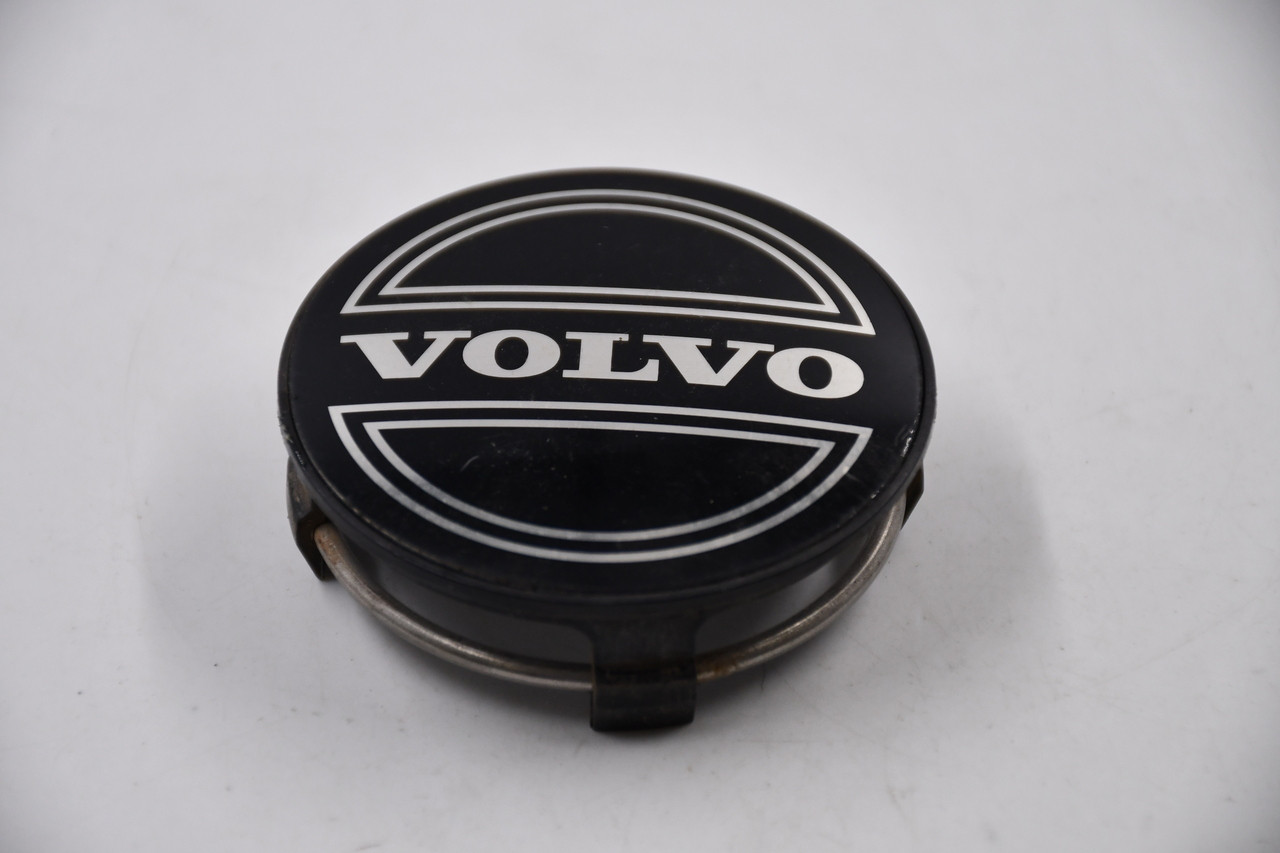 Volvo Black w/Chrome Logo Accent Wheel Center Cap Hub Cap 30638643-A 2.375"