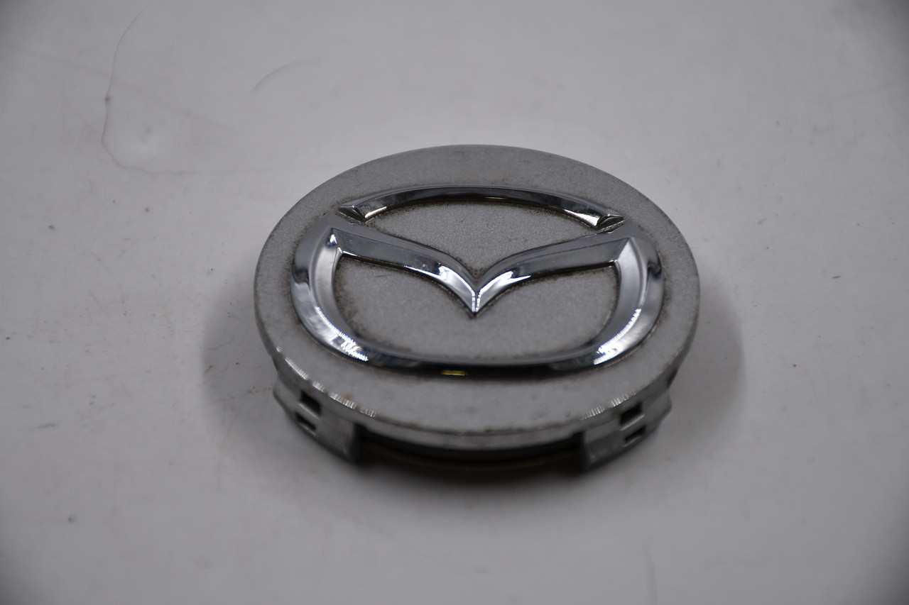 Mazda Silver w/Chrome Logo Wheel Center Cap Hub Cap 2447/MAZ 2.1875"