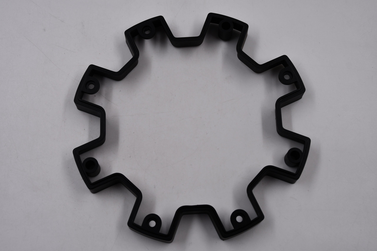 Blank Black Wheel Center Cap Hub Cap SPACER/7/BLK 7" No Logo/Inset