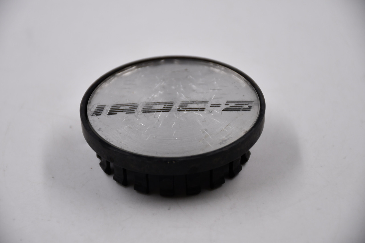 Chevrolet Camero Black Sides w/ Machined & Black Logo Inset Wheel Center Cap Hub Cap IROCZ/2.375 2.375" OEM '88-'90 IROC-Z