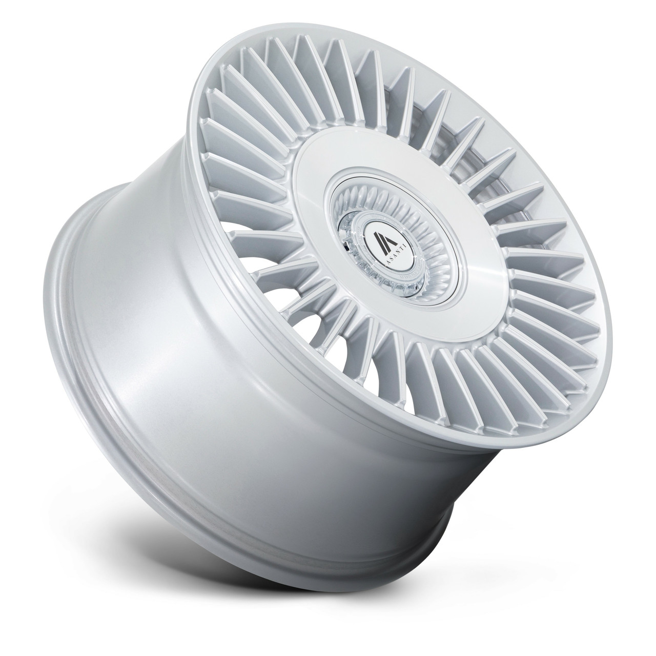 Set 4 Asanti Black ABL-40 Tiara 22x10.5 5x115 5x120 Silver Machine Rims 22" 18mm