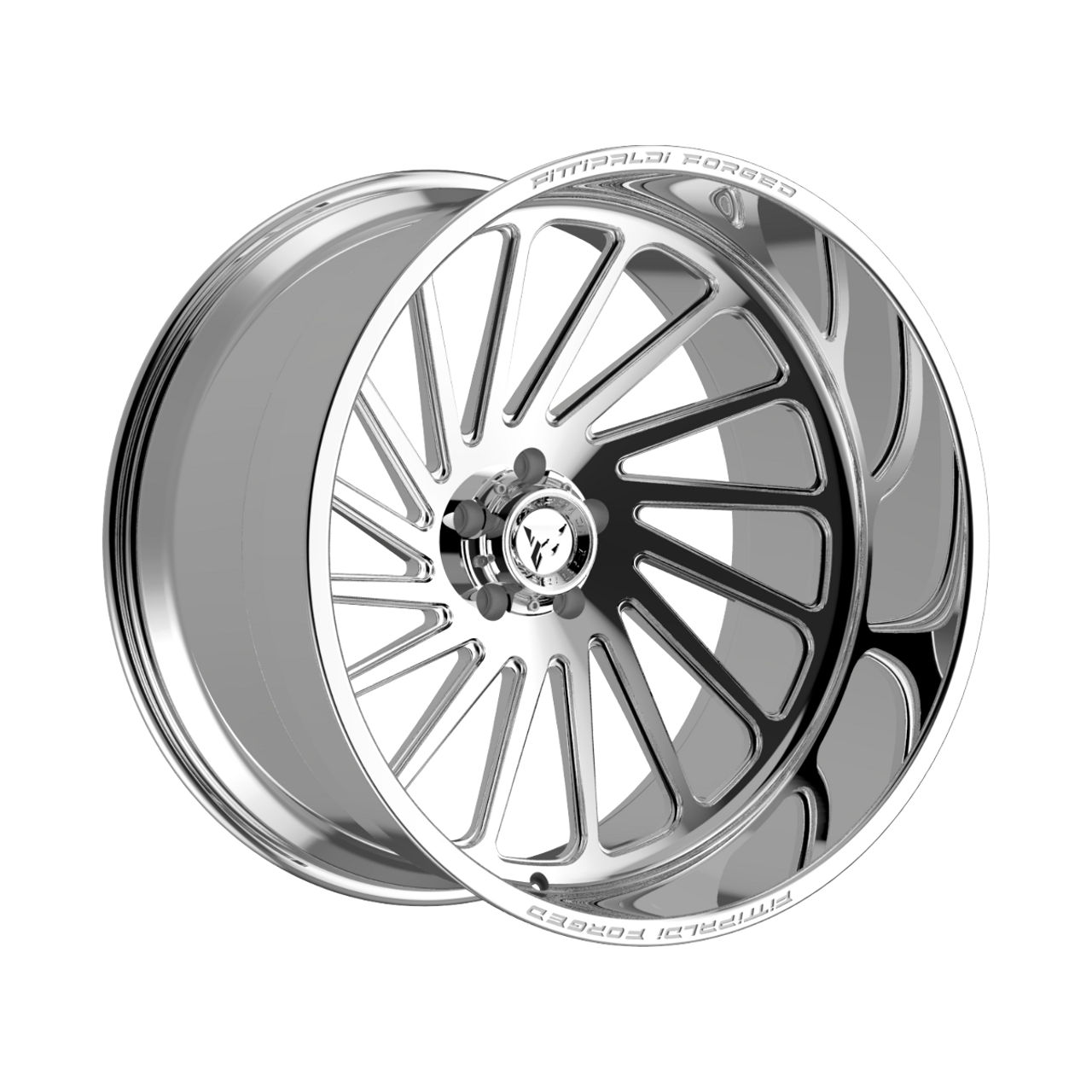 24" Fittipaldi Off Road FTF503P 24x14 Polished 8x170 Wheel -76mm For Ford Rim
