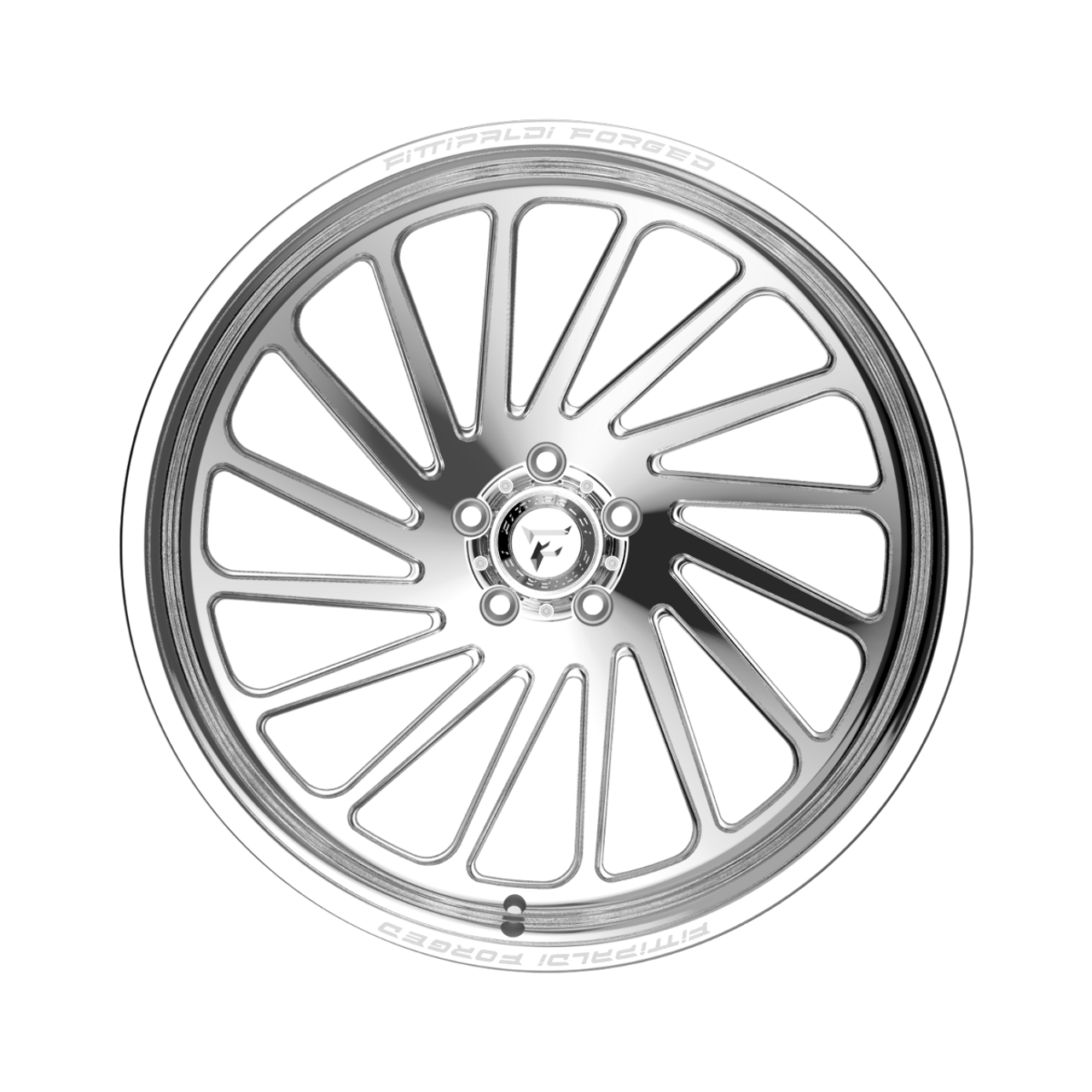 24" Fittipaldi Off Road FTF503P 24x14 Polished 8x170 Wheel -76mm For Ford Rim