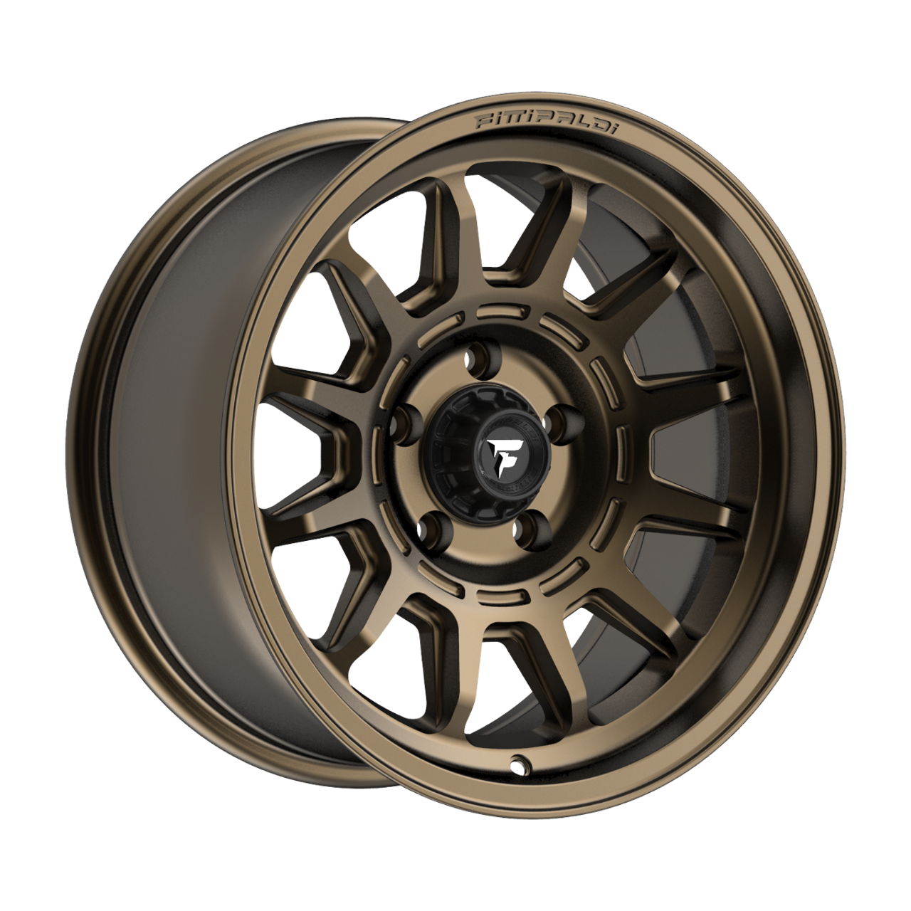 17" Fittipaldi Off Road FT102Z 17x8.5 Satin Bronze Wheel 5x5 00mm For Jeep Rim