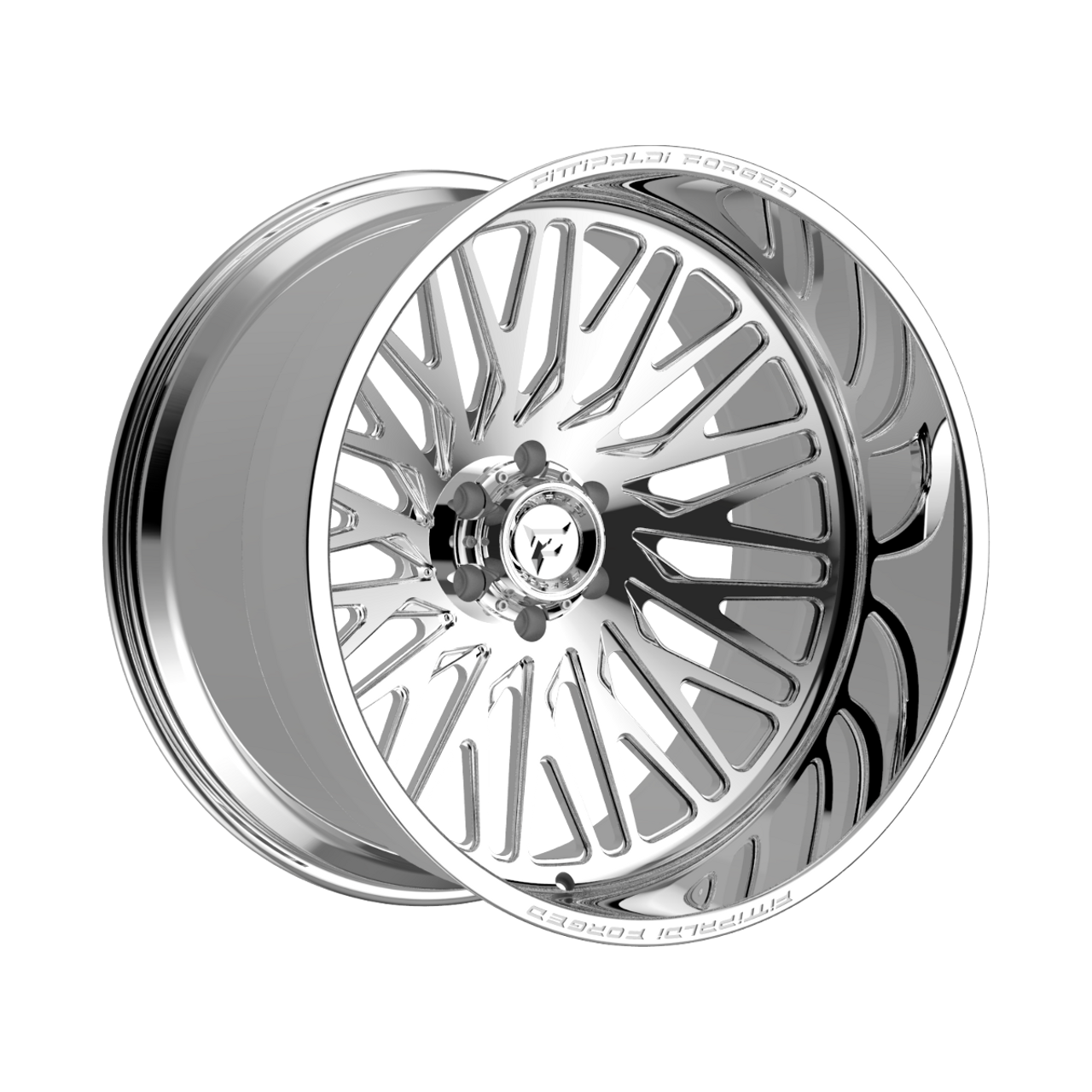 24" Fittipaldi Off Road FTF500P 24x14 Polished 8x170 Wheel -76mm For Ford Rim