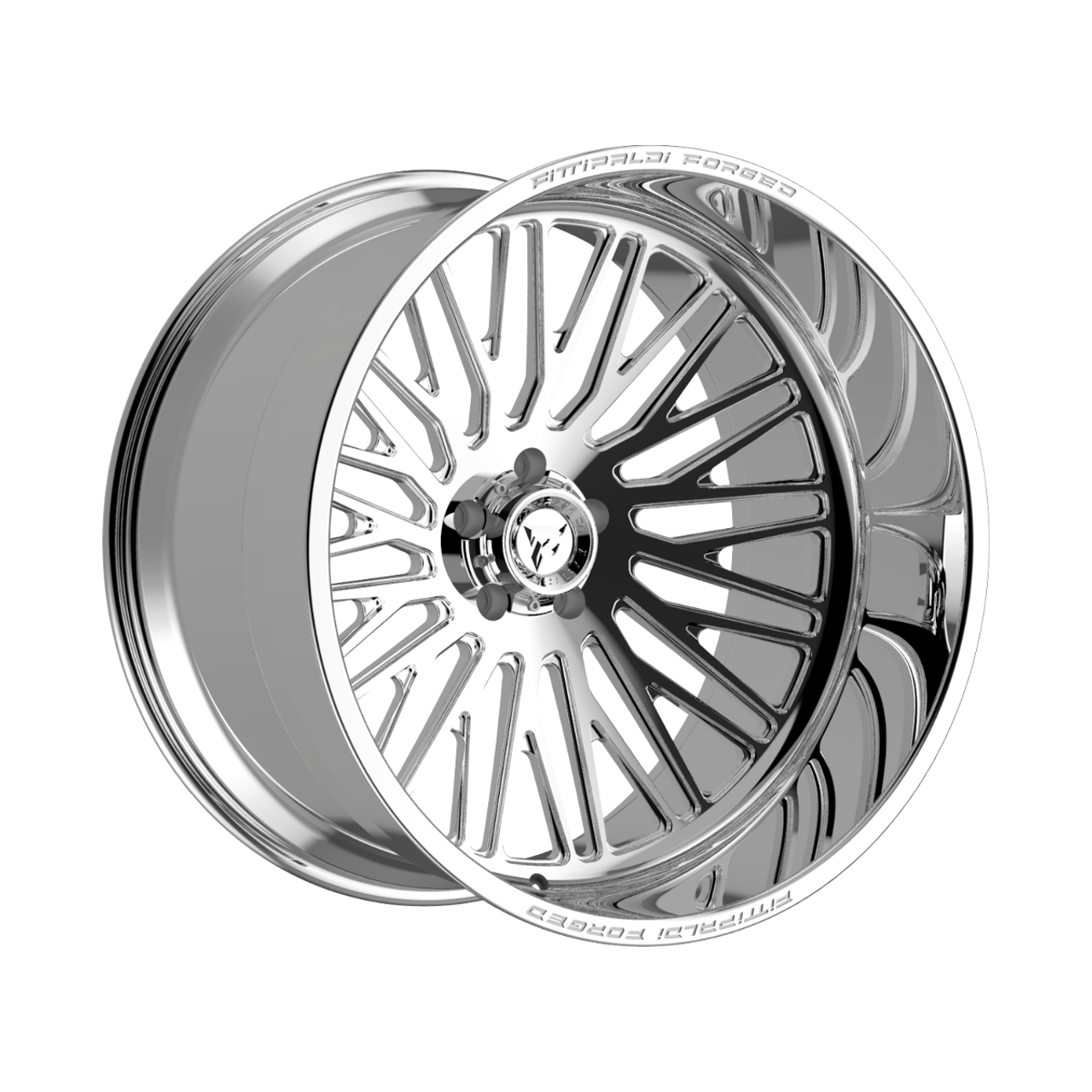 26" Fittipaldi Off Road FTF505P 26x16 Polished 8x6.5 Wheel -101mm Truck Rim