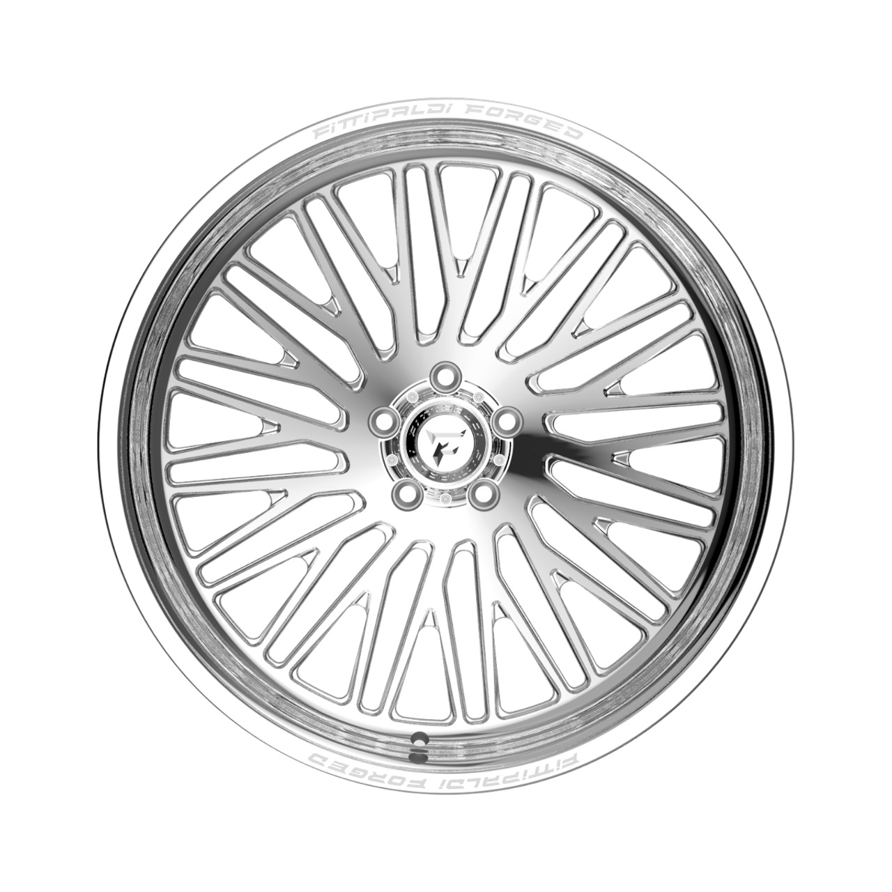 26" Fittipaldi Off Road FTF505P 26x16 Polished 8x6.5 Wheel -101mm Truck Rim