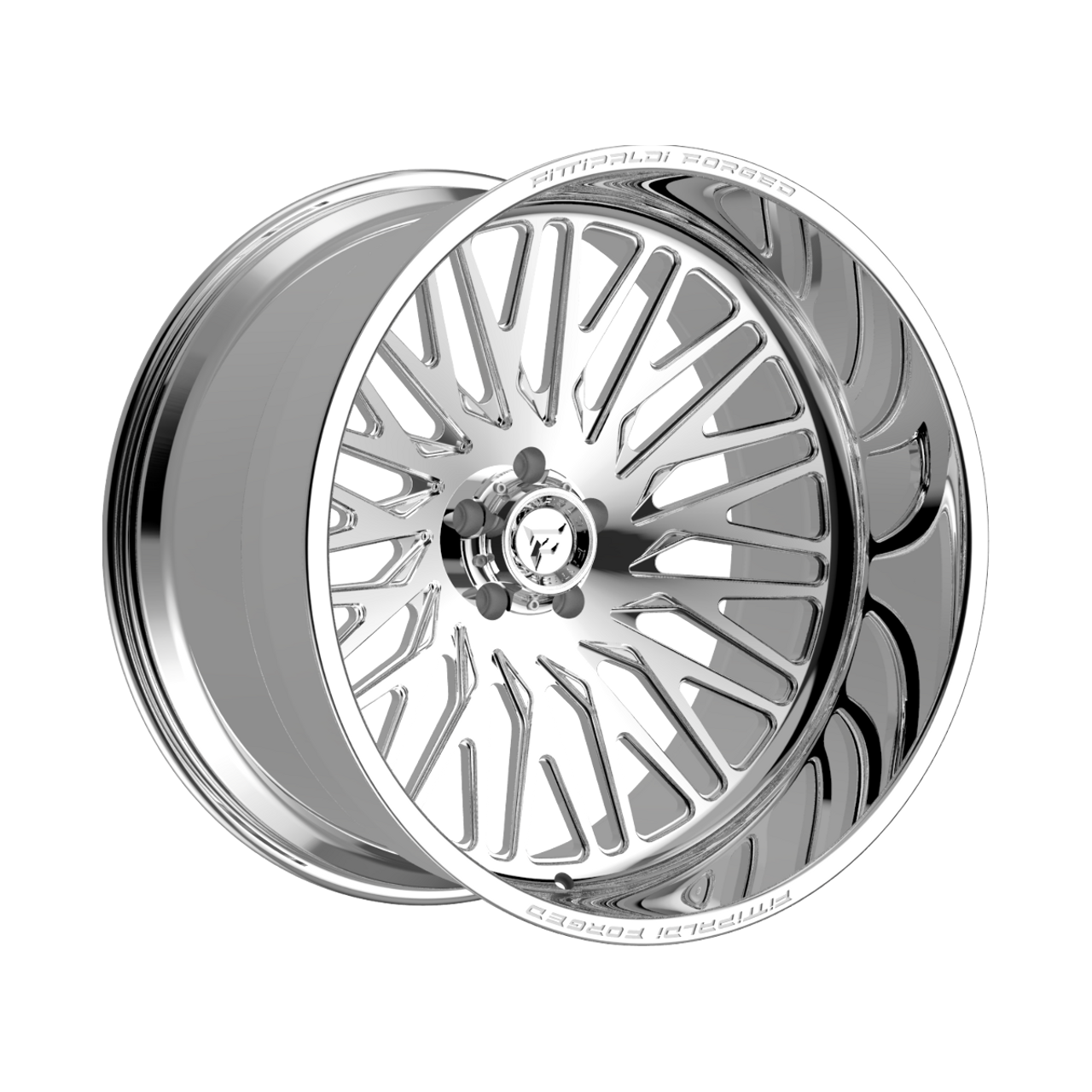 30" Fittipaldi Off Road FTF500P 30x16 Polished 8x6.5 Wheel -101mm Rim