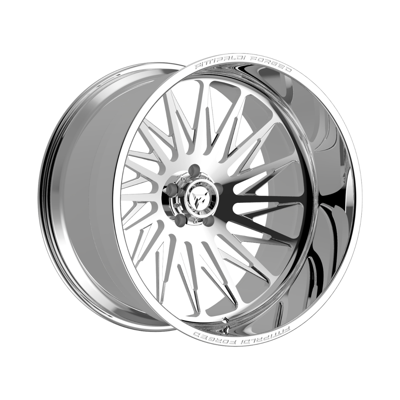 26" Fittipaldi Off Road FTF506P 26x16 Polished 8x170 Wheel -101mm Truck Rim
