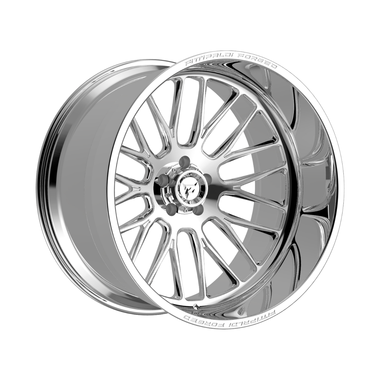 24" Fittipaldi Off Road FTF502P 24x14 Polished 6x5.5 Wheel -76mm Lifted Rim