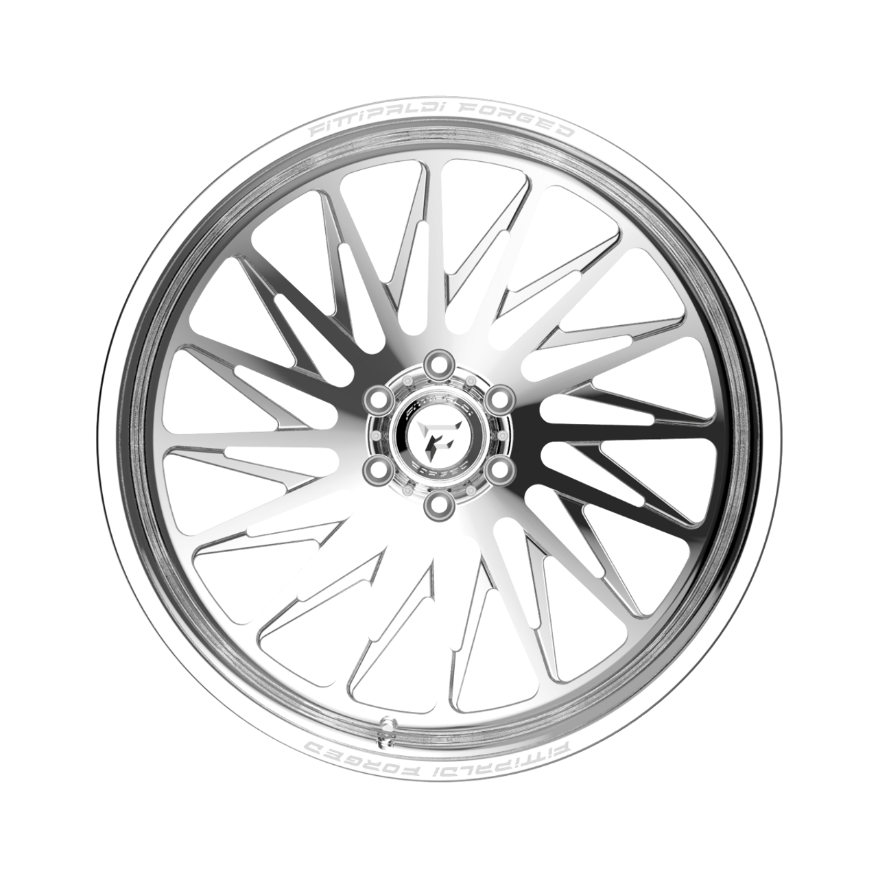 30" Fittipaldi Off Road FTF506P 30x16 Polished 8x6.5 Wheel -101mm Truck Rim
