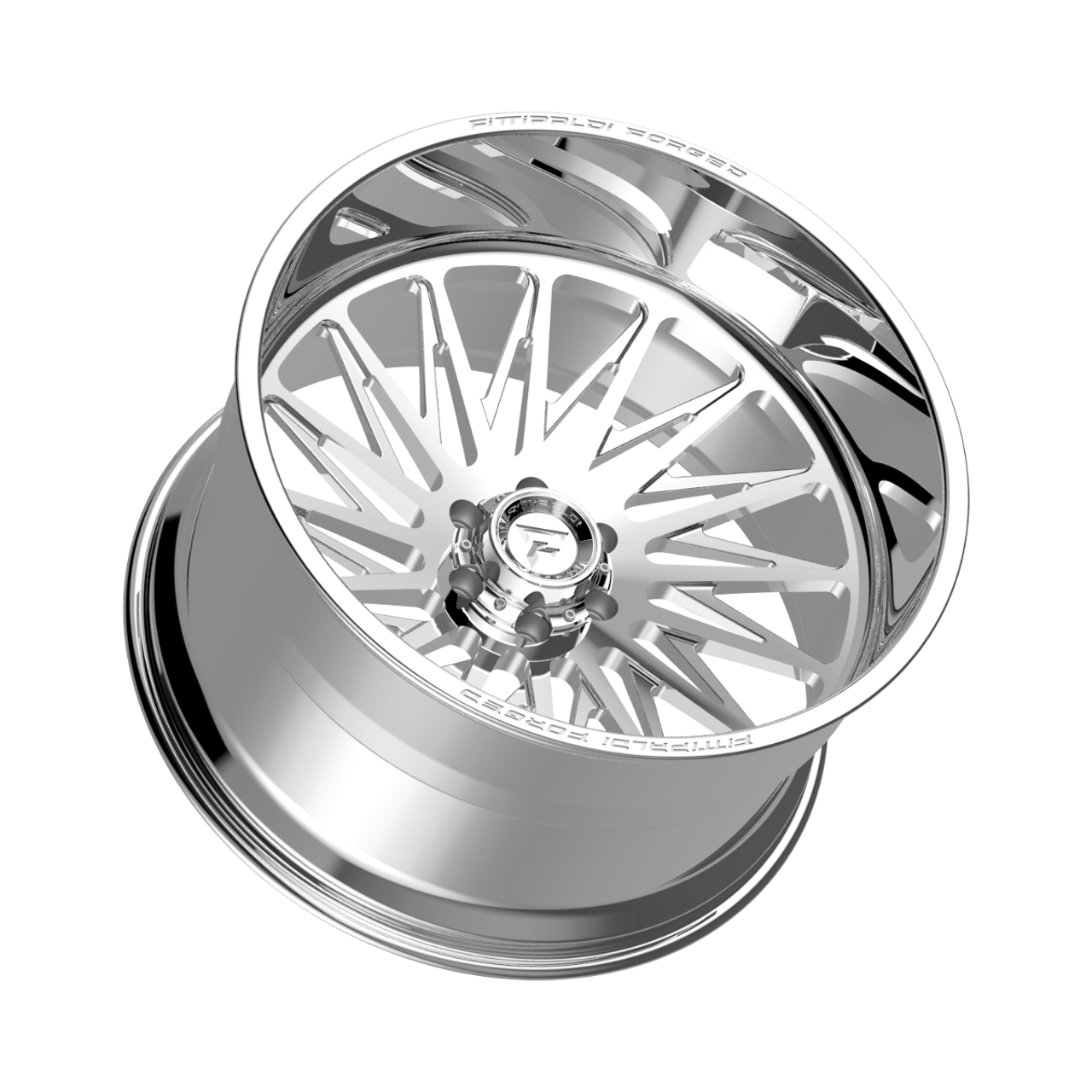 30" Fittipaldi Off Road FTF506P 30x16 Polished 8x6.5 Wheel -101mm Truck Rim