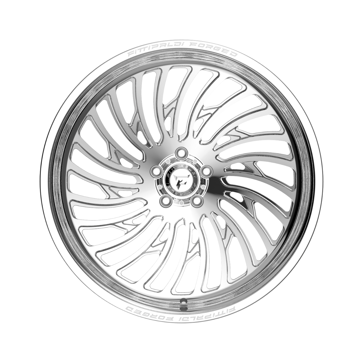 24" Fittipaldi Off Road FTF507P 24x14 Polished 8x170 Wheel -76mm For Ford Rim