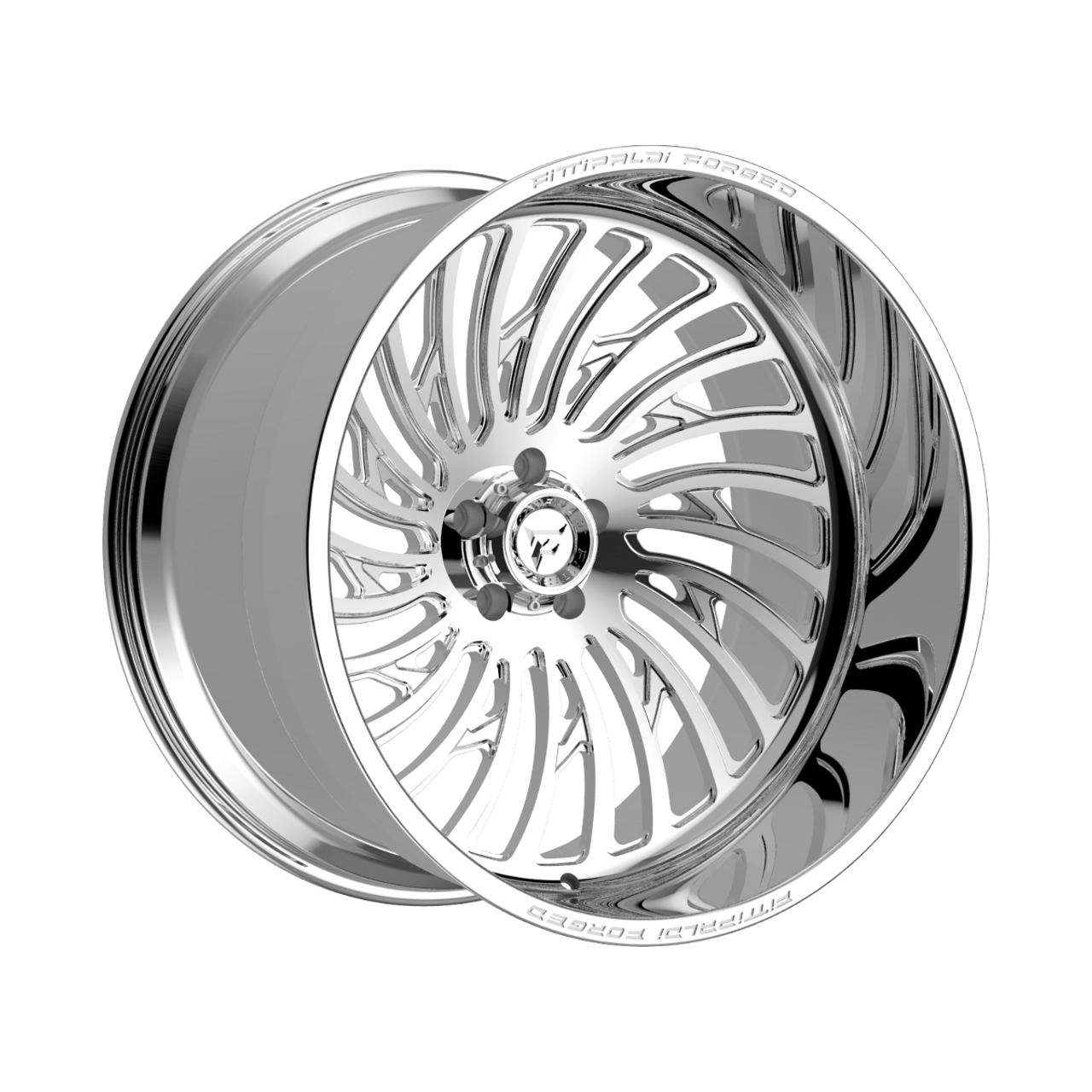 26" Fittipaldi Off Road FTF507P 26x16 Polished 8x6.5 Wheel -101mm Truck Rim