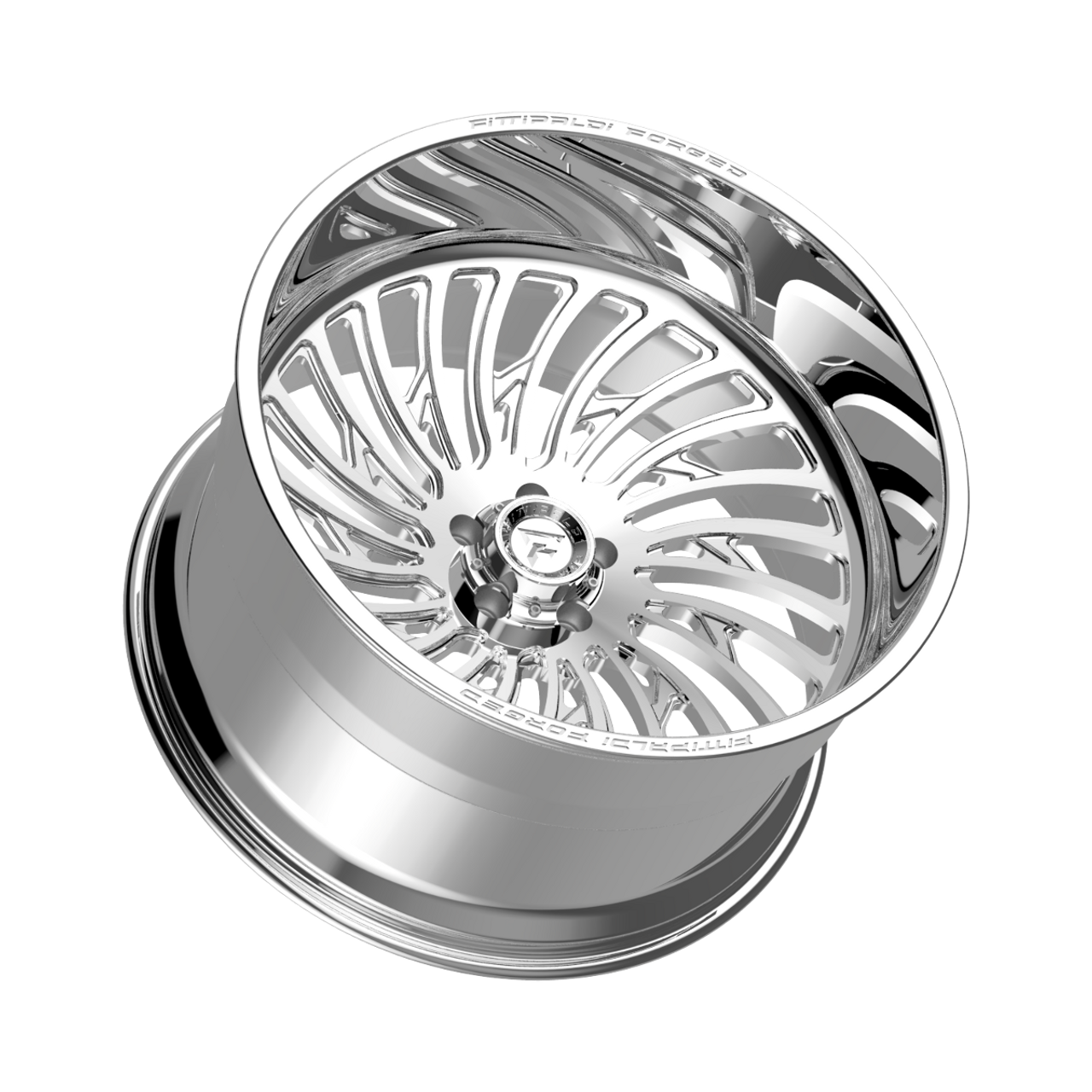 26" Fittipaldi Off Road FTF507P 26x16 Polished 8x6.5 Wheel -101mm Truck Rim