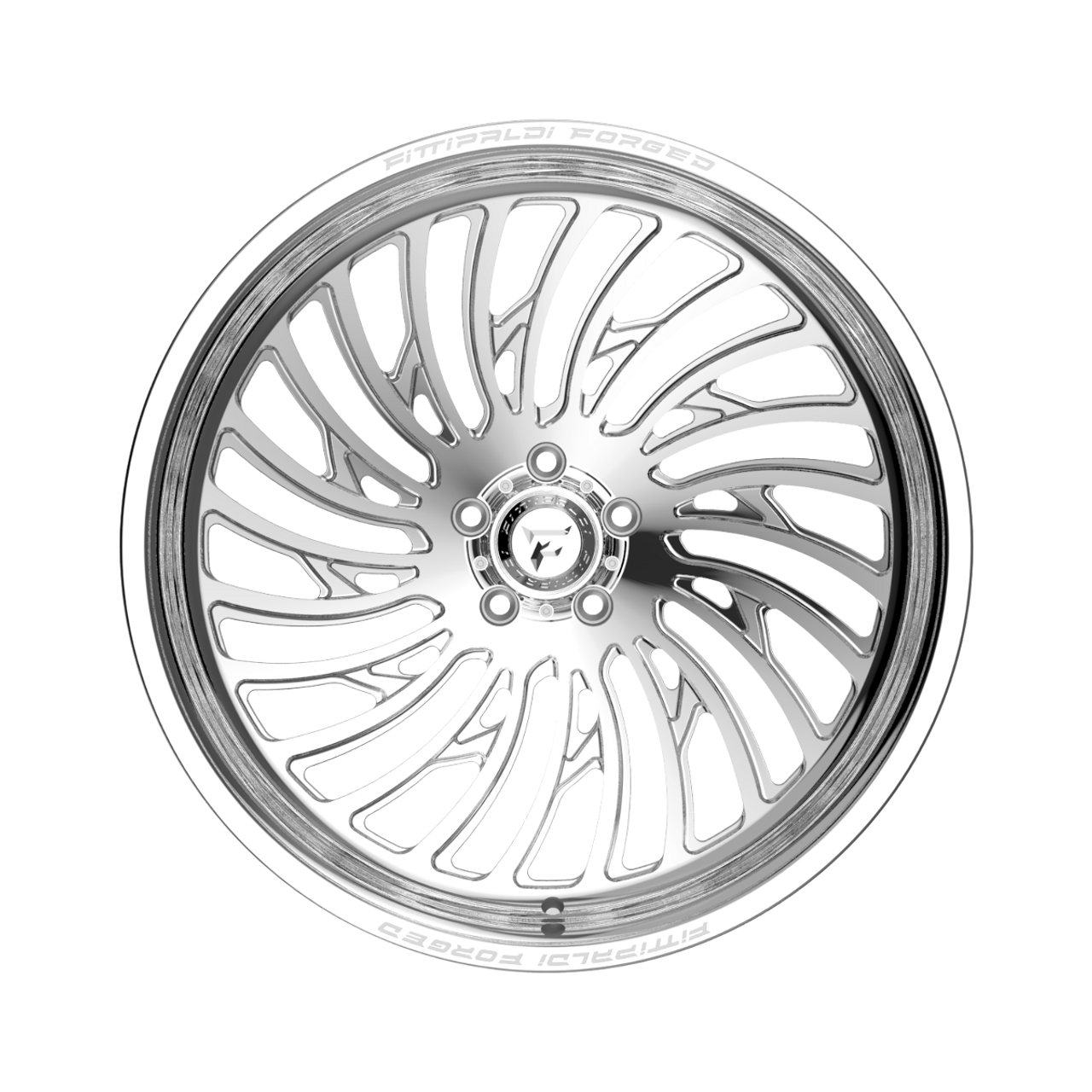 26" Fittipaldi Off Road FTF507P 26x16 Polished 8x6.5 Wheel -101mm Truck Rim
