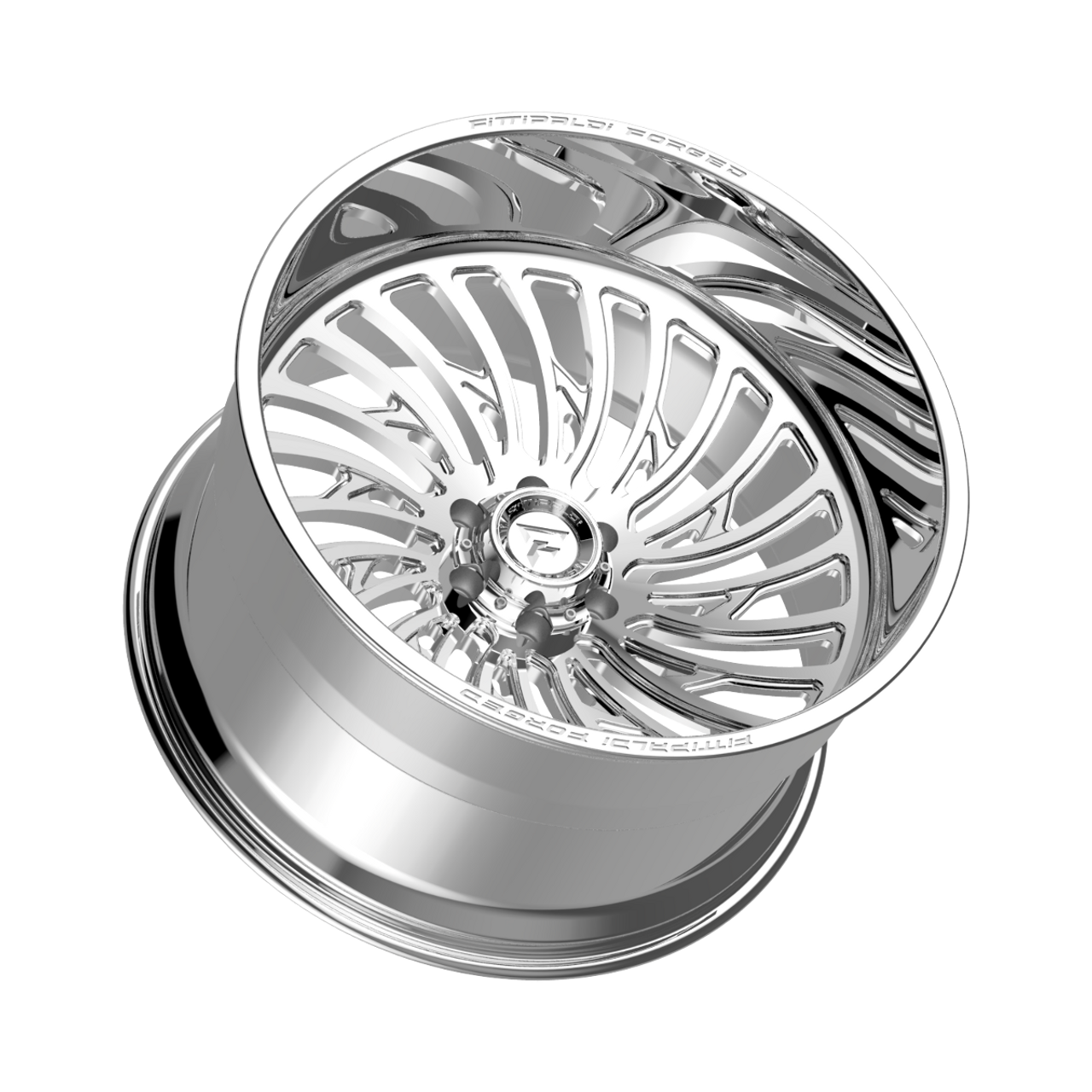 26" Fittipaldi Off Road FTF507P 26x16 Polished 8x6.5 Wheel -101mm Truck Rim