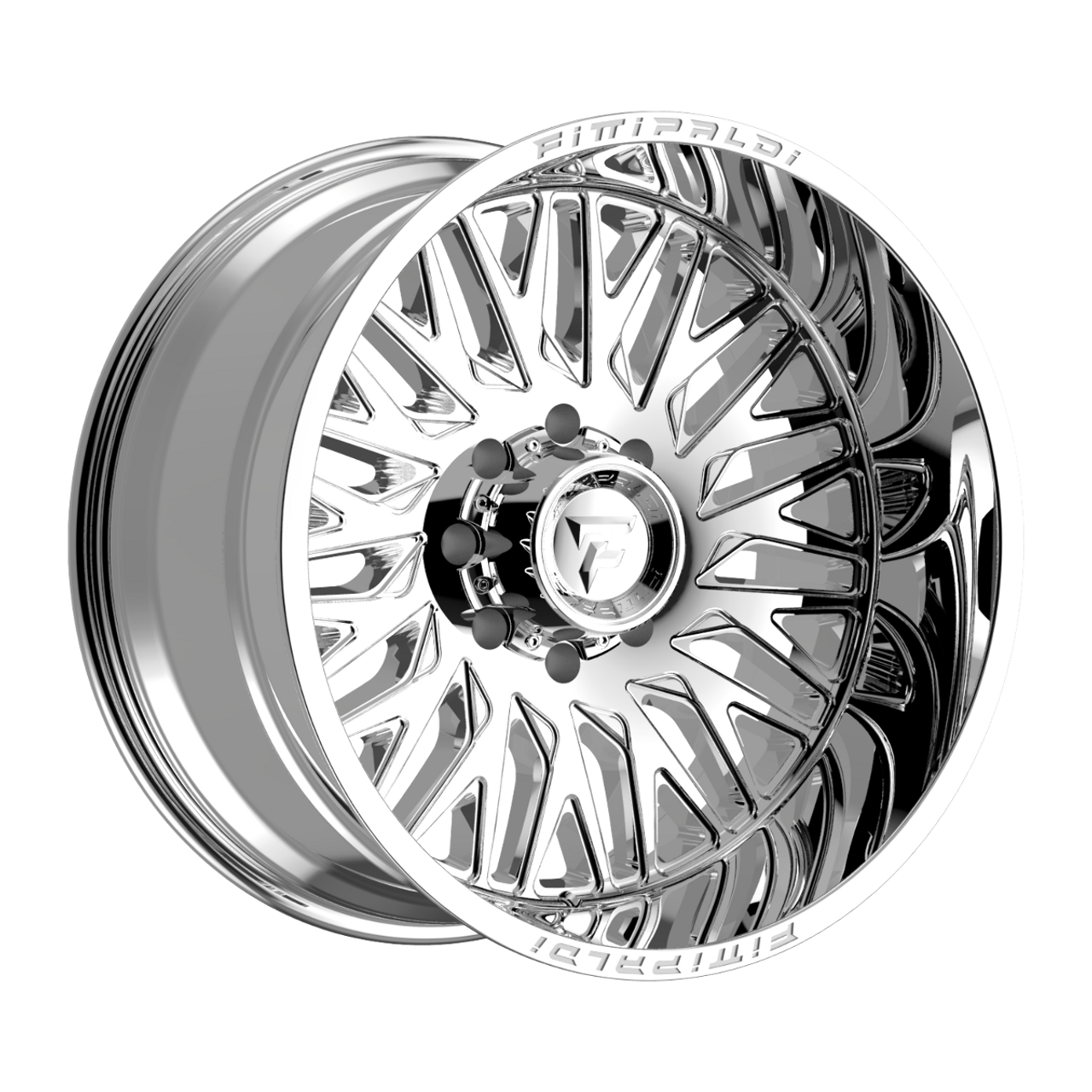 Set 4 26" Fittipaldi Off Road FA07MC 26x12 Mirror Coat 8x170 Wheels -44mm Rims