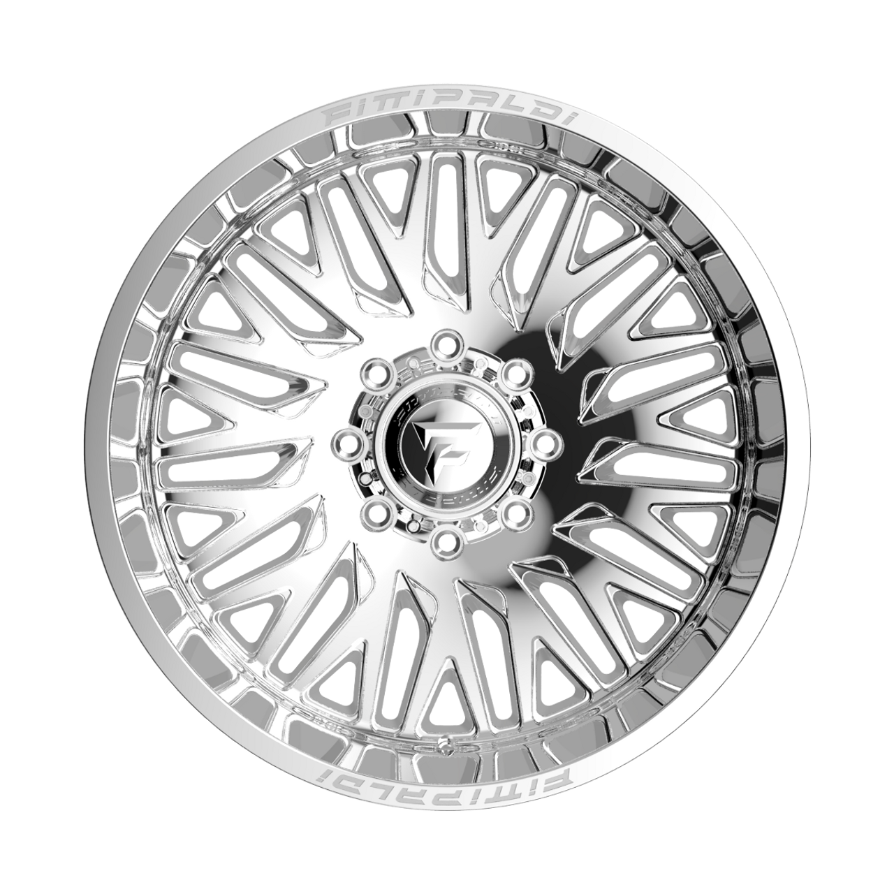 Set 4 26" Fittipaldi Off Road FA07MC 26x12 Mirror Coat 8x170 Wheels -44mm Rims
