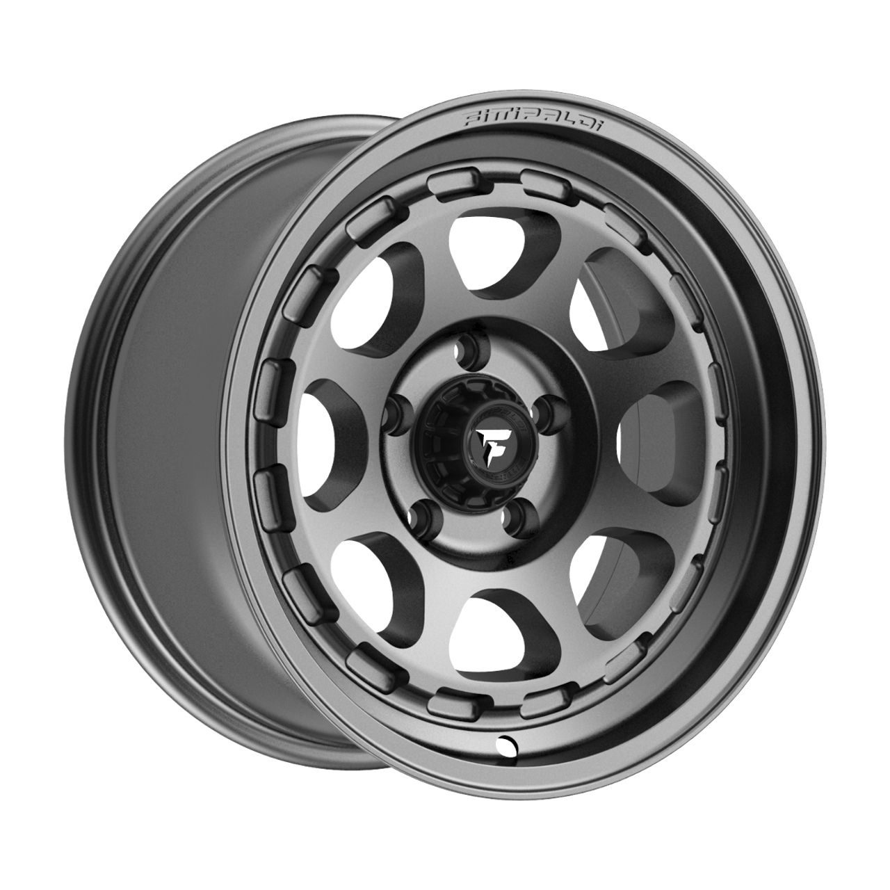 Set 4 17" Fittipaldi Off Road FT103A 17x8.5 Satin Anthracite Wheels 5x5 00mm Rim