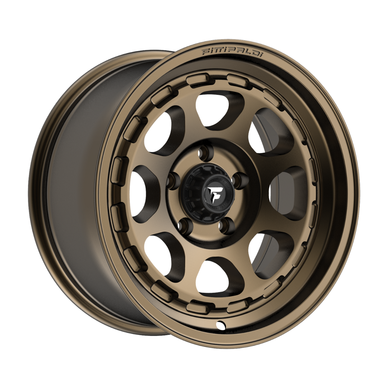 Set 4 17" Fittipaldi Off Road FT103Z 17x8.5 Satin Bronze Wheels 6x5.5 00mm Rims