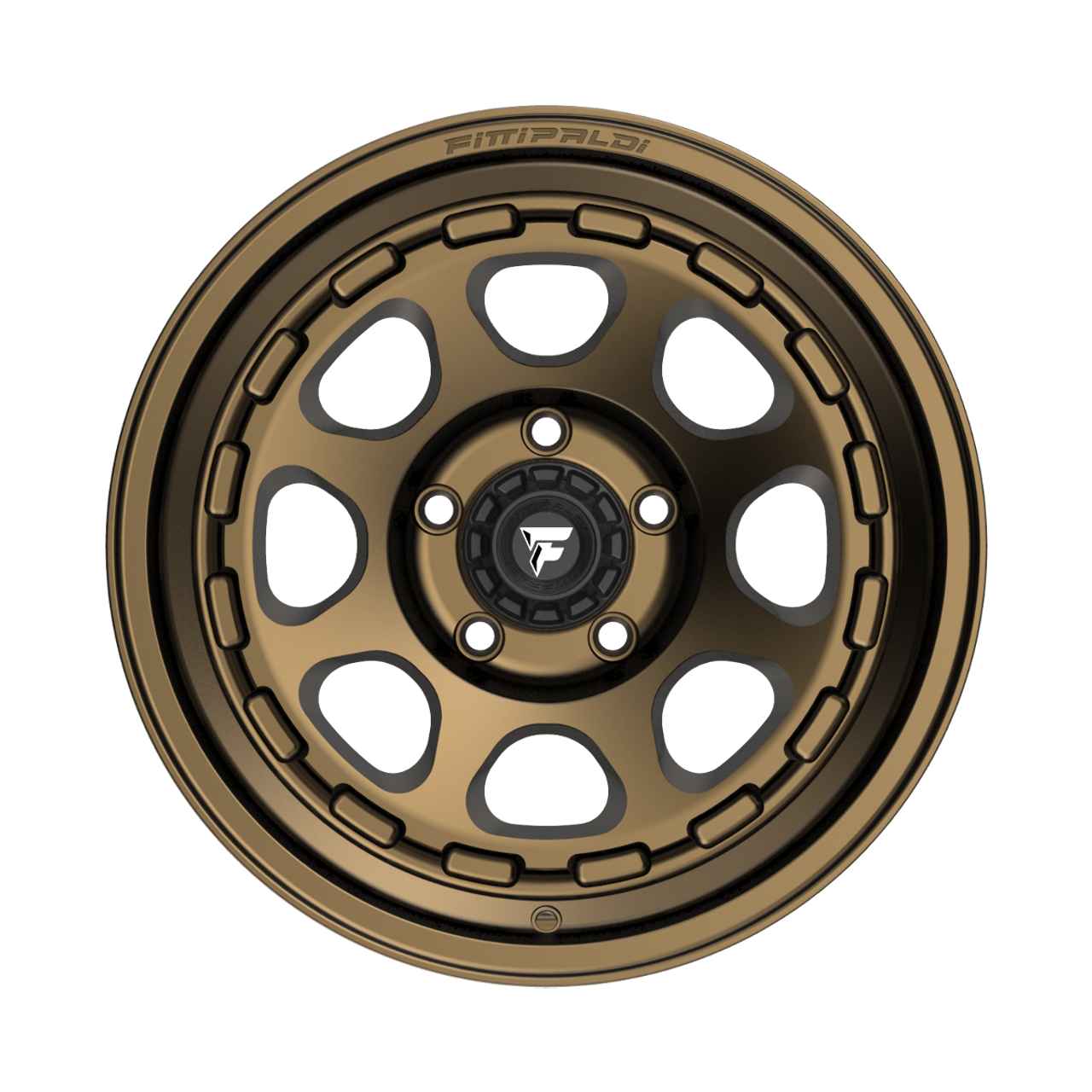 Set 4 17" Fittipaldi Off Road FT103Z 17x8.5 Satin Bronze Wheels 6x5.5 00mm Rims