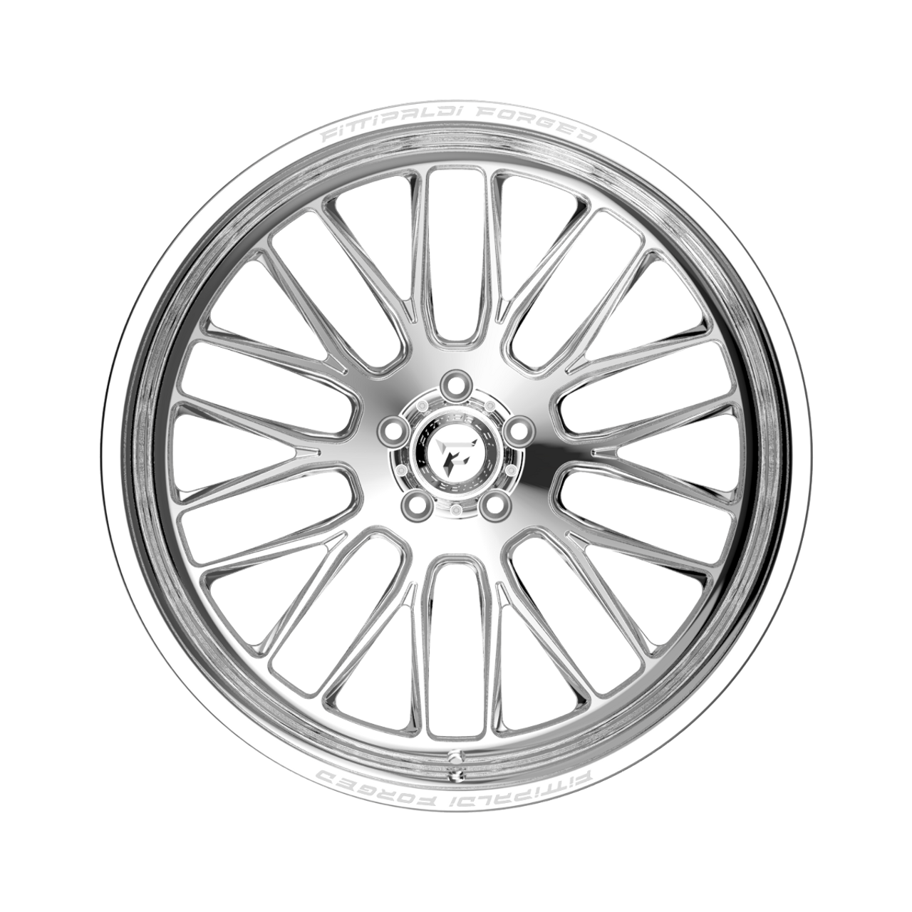 Set 4 24" Fittipaldi Off Road FTF502P 24x14 Polished 6x5.5 Wheels -76mm Rims
