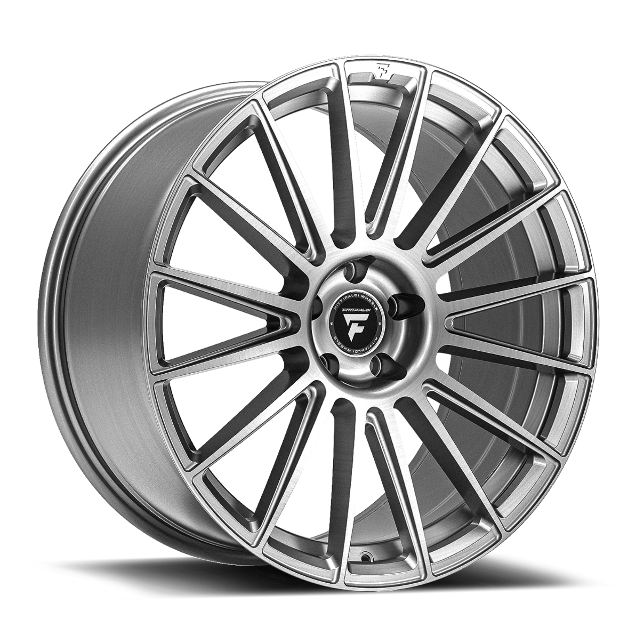 Set 4 22" Fittipaldi 363BS 22x9.5 Brushed Silver 5x112 Wheels 30mm Rims