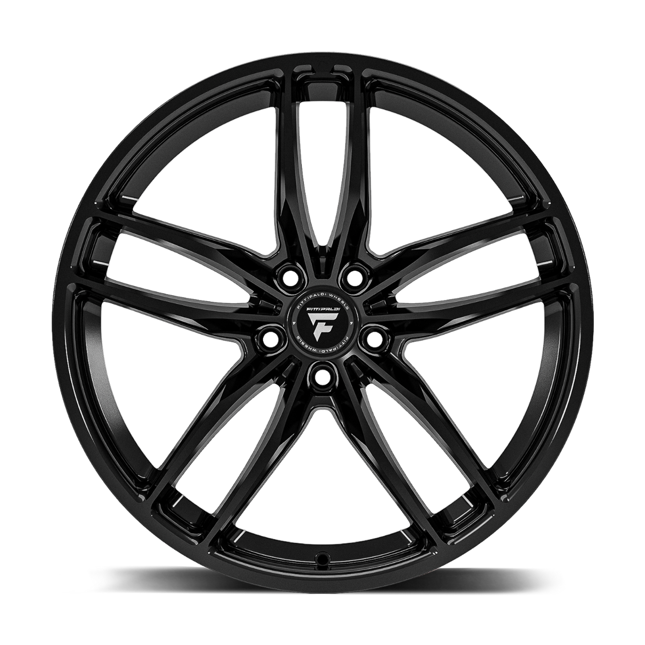 18" Fittipaldi 361B 18x8 Gloss Black 5x4.5 Wheel 35mm Truck Suv Rim