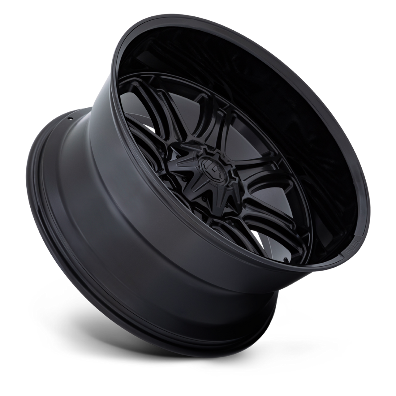 Fuel 1PC Darkstar 22x9 8x170 Matte Black With Gloss Black Lip Wheel 22" 1mm Rim