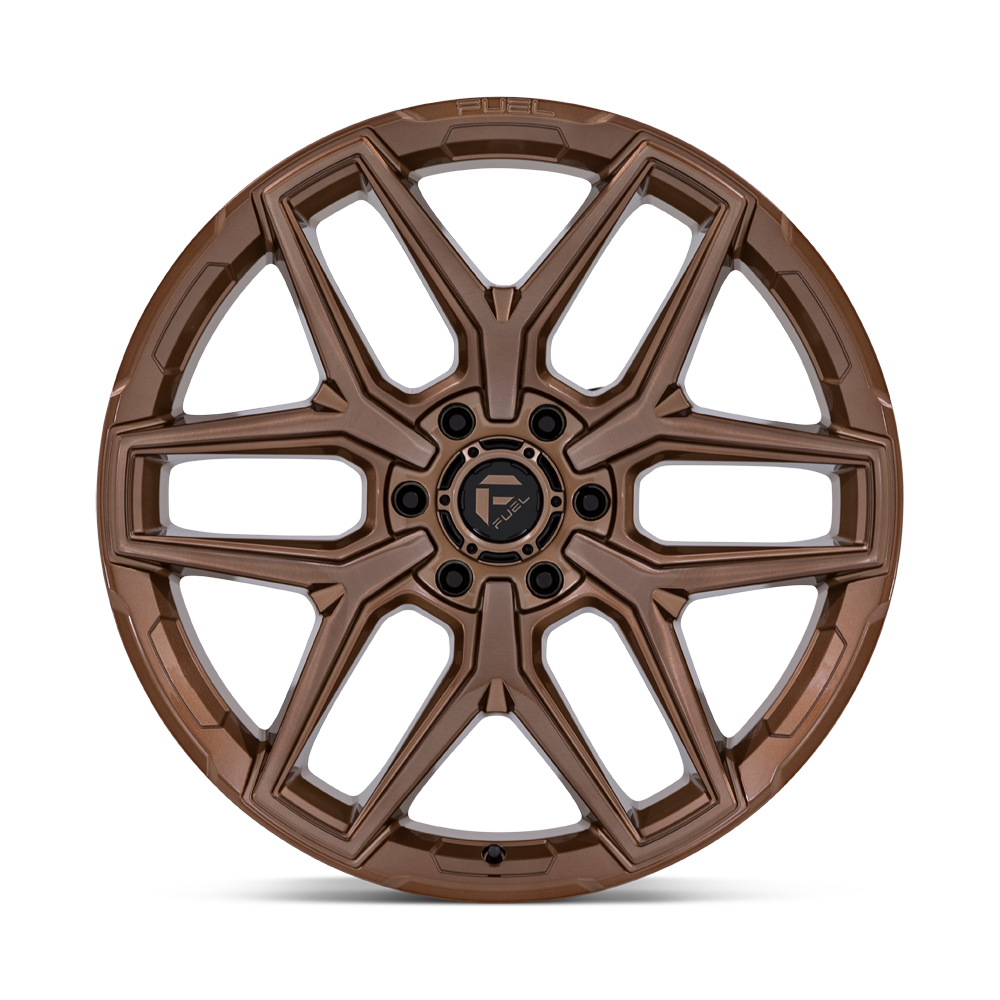 20" Fuel Flux 20x9 6x5.5 1mm Platinum Bronze Wheel For Chevy GMC Ram Cadillac