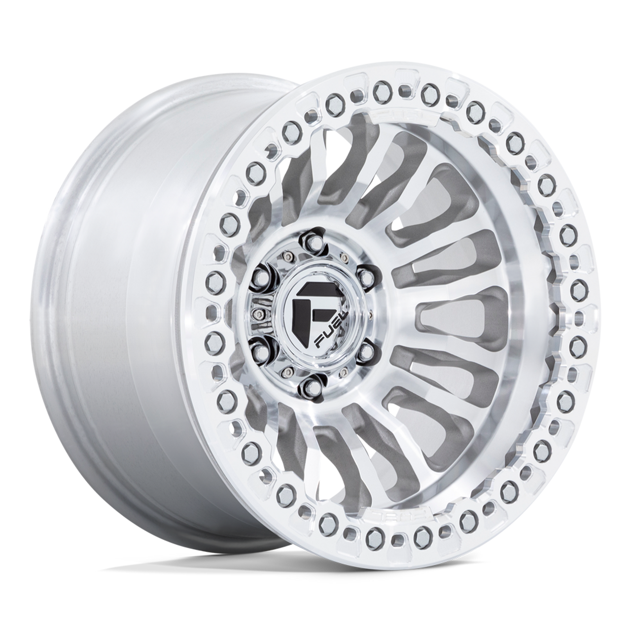 Set 4 Fuel FC125 Rincon Beadlock 20x10 5x5 Cast & Machined Wheels 20" -48mm