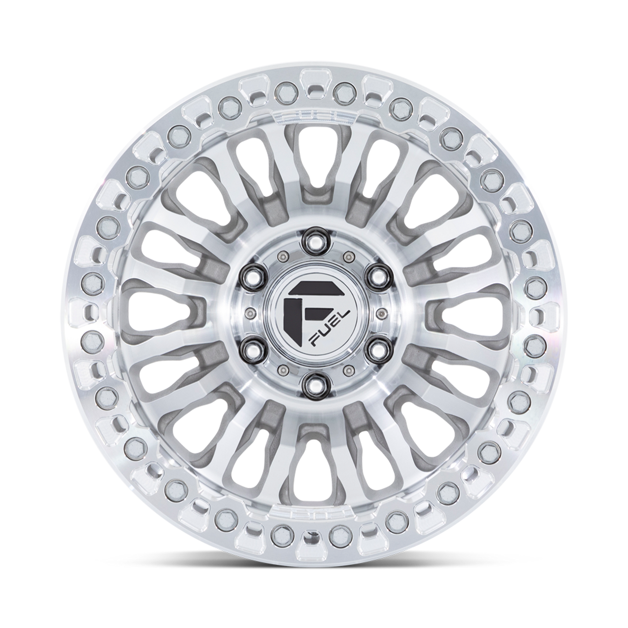 Set 4 Fuel FC125 Rincon Beadlock 20x10 5x5 Cast & Machined Wheels 20" -48mm