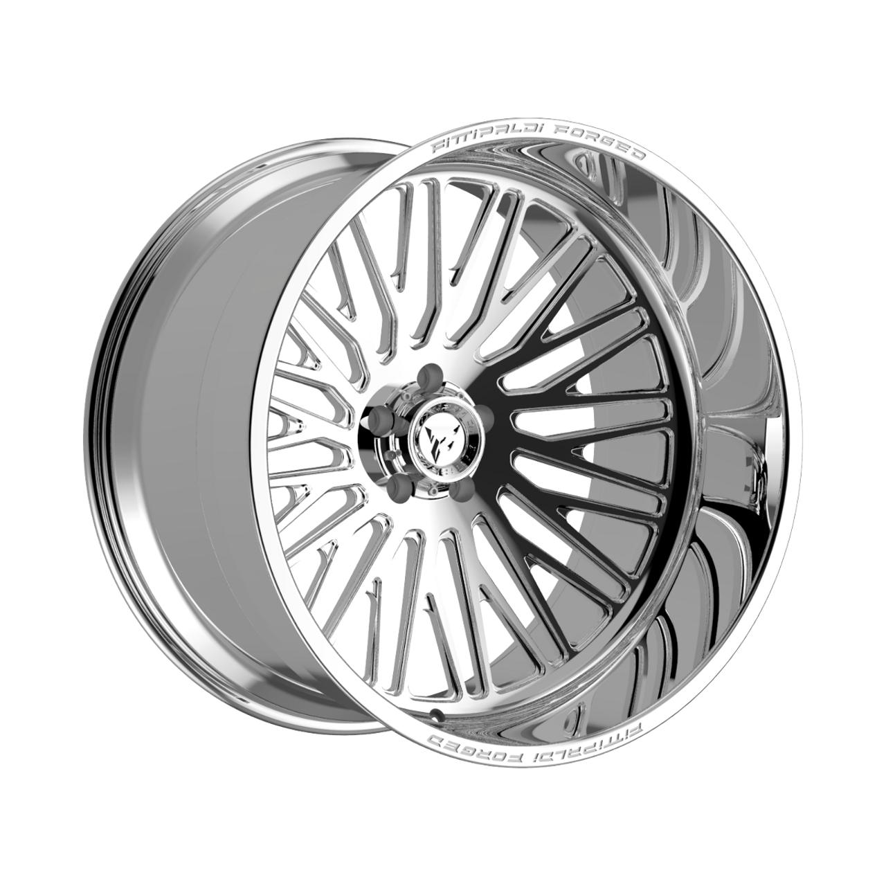 24" Fittipaldi Off Road FTF505P 24x14 Polished 6x5.5 Wheel -76mm Lifted Rim