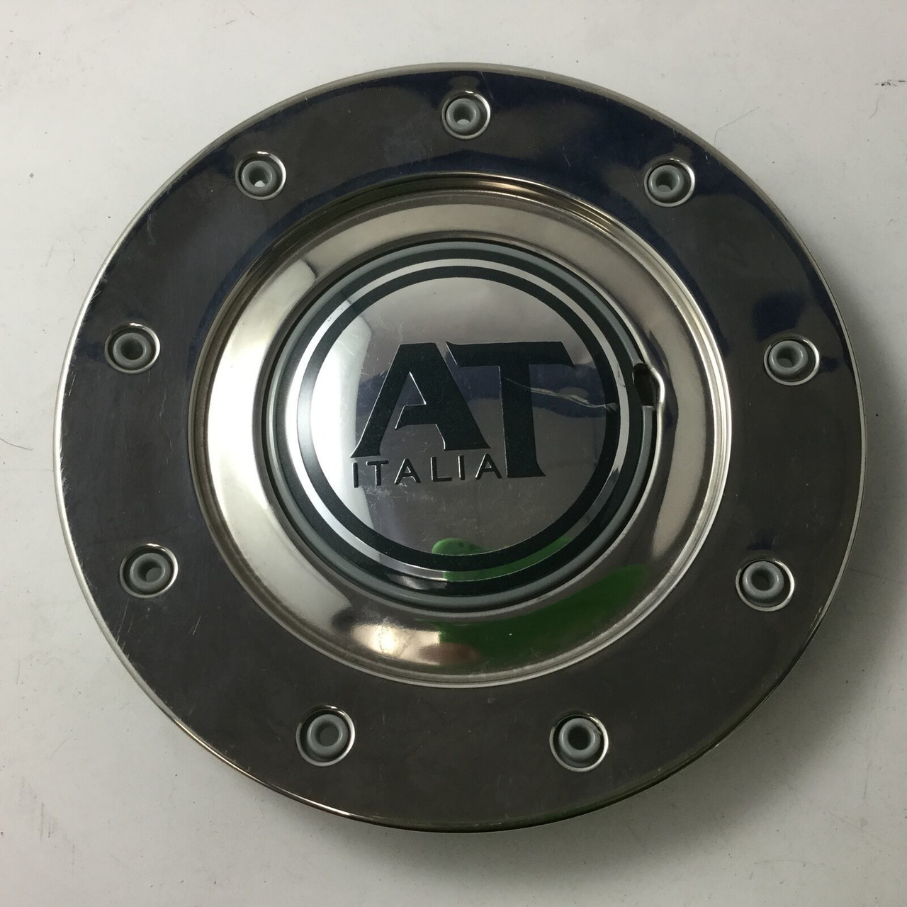 AT Italia Custom Chrome Wheel Center Cap A816 PSF 156mm Intact